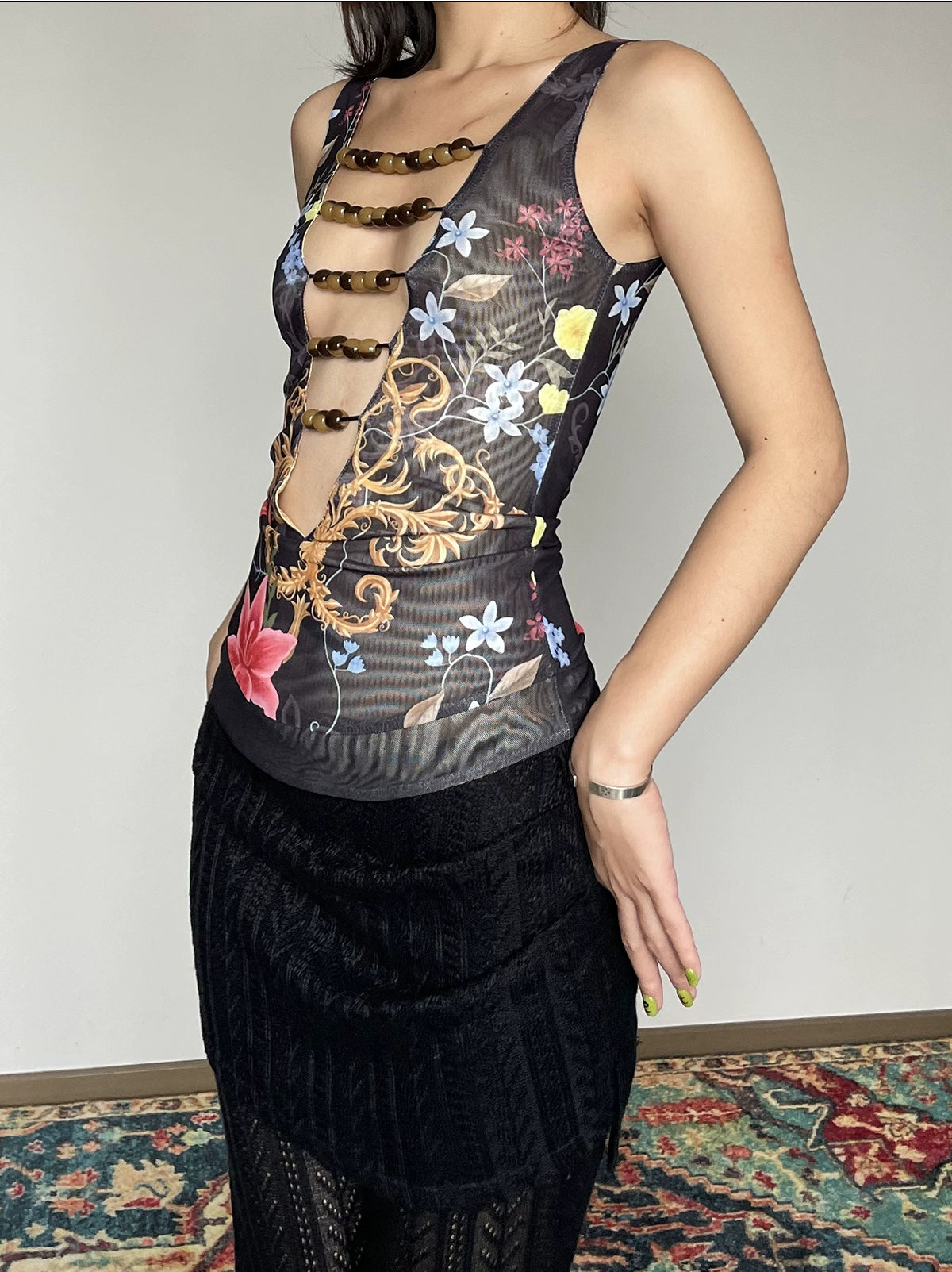 Beaded Dragon Vest