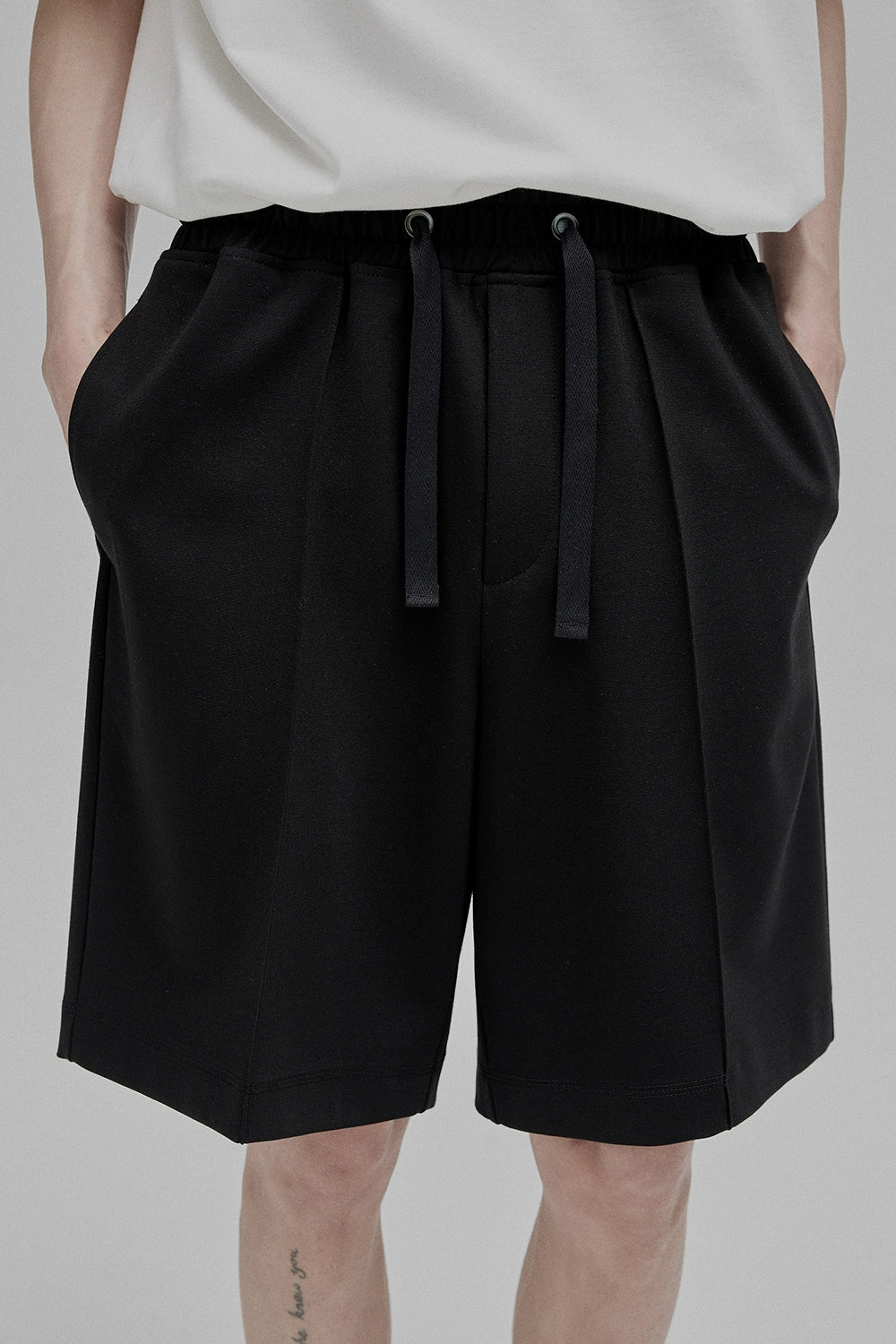 Pantalones completos/cortos de cordón recto