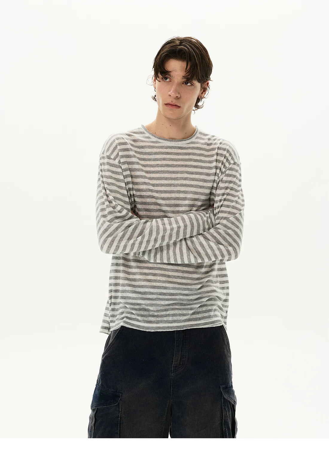 Tide Slouch Stripe Long Sleeve Tee