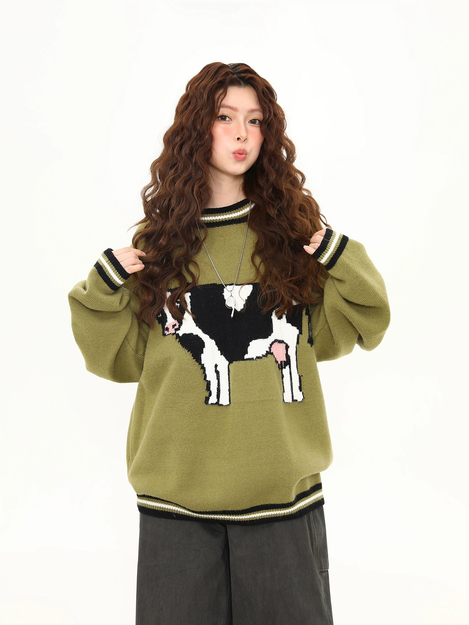 Moo Muse Cozy Knit Sweater