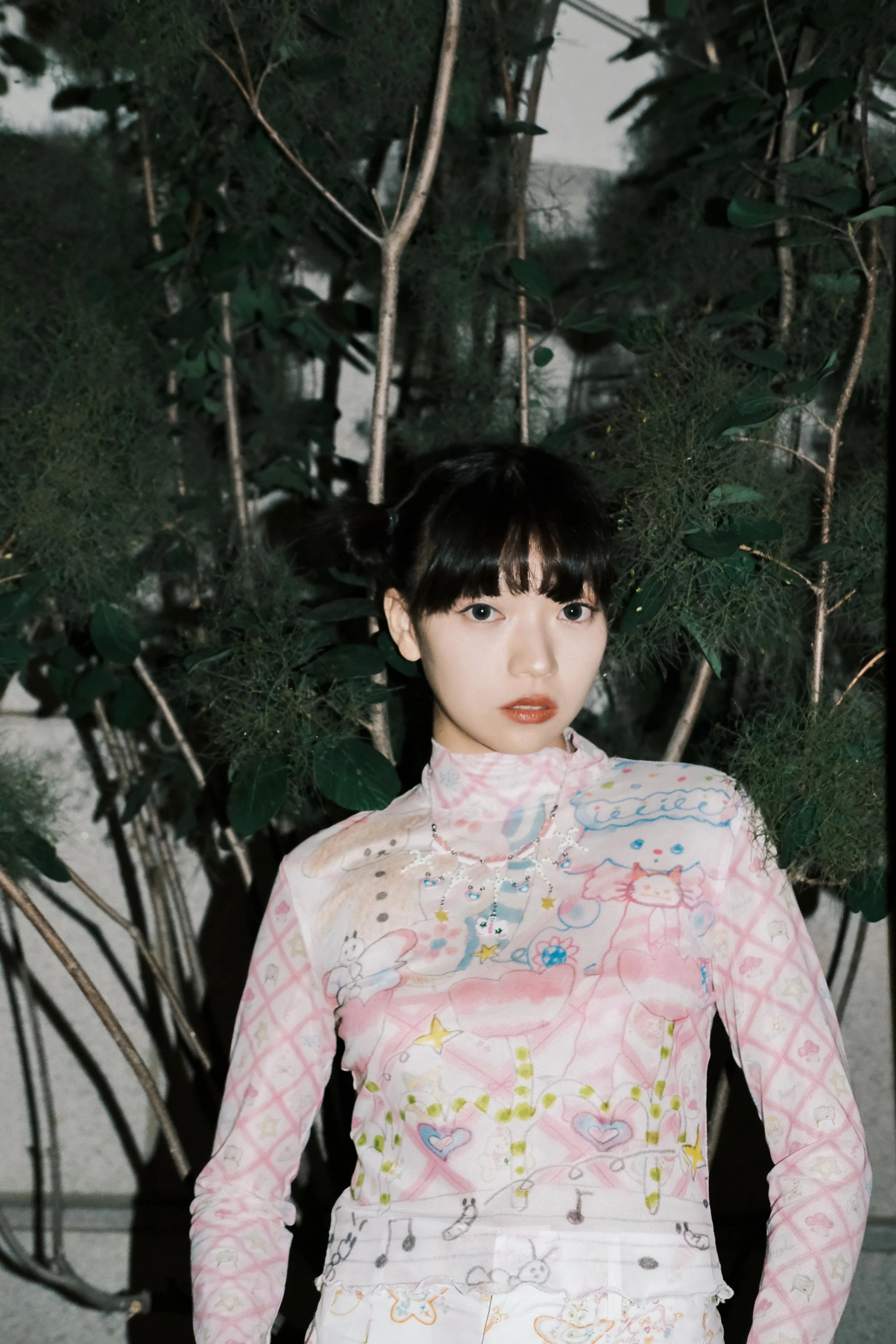 Sweet Dream Carousel Ruffle Sleeve Top