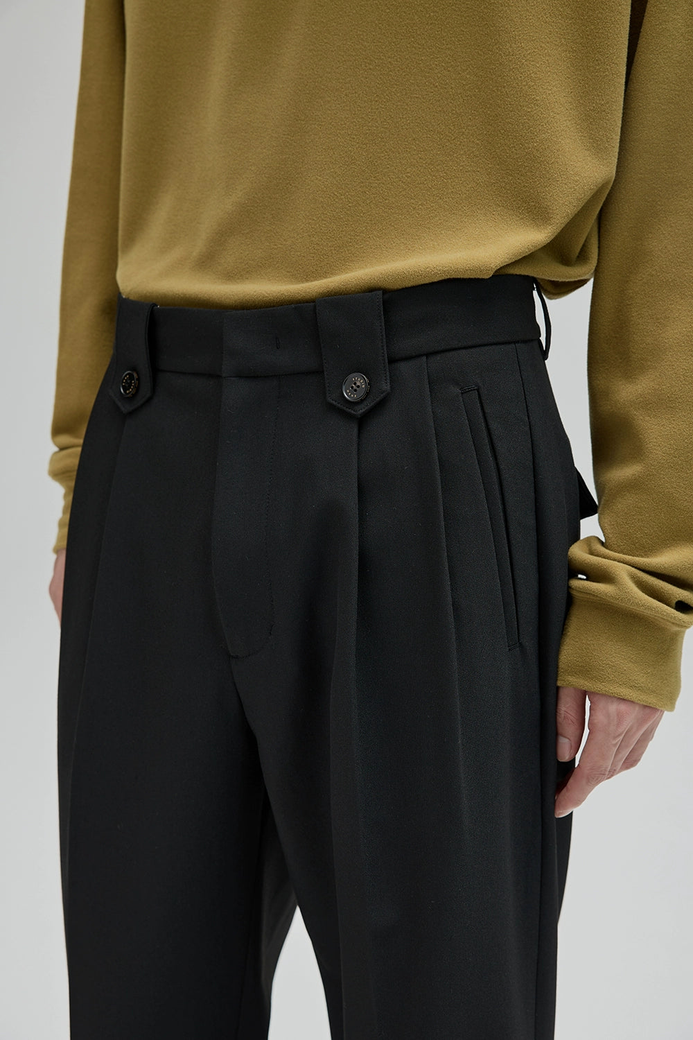 Pantalones de traje ancho