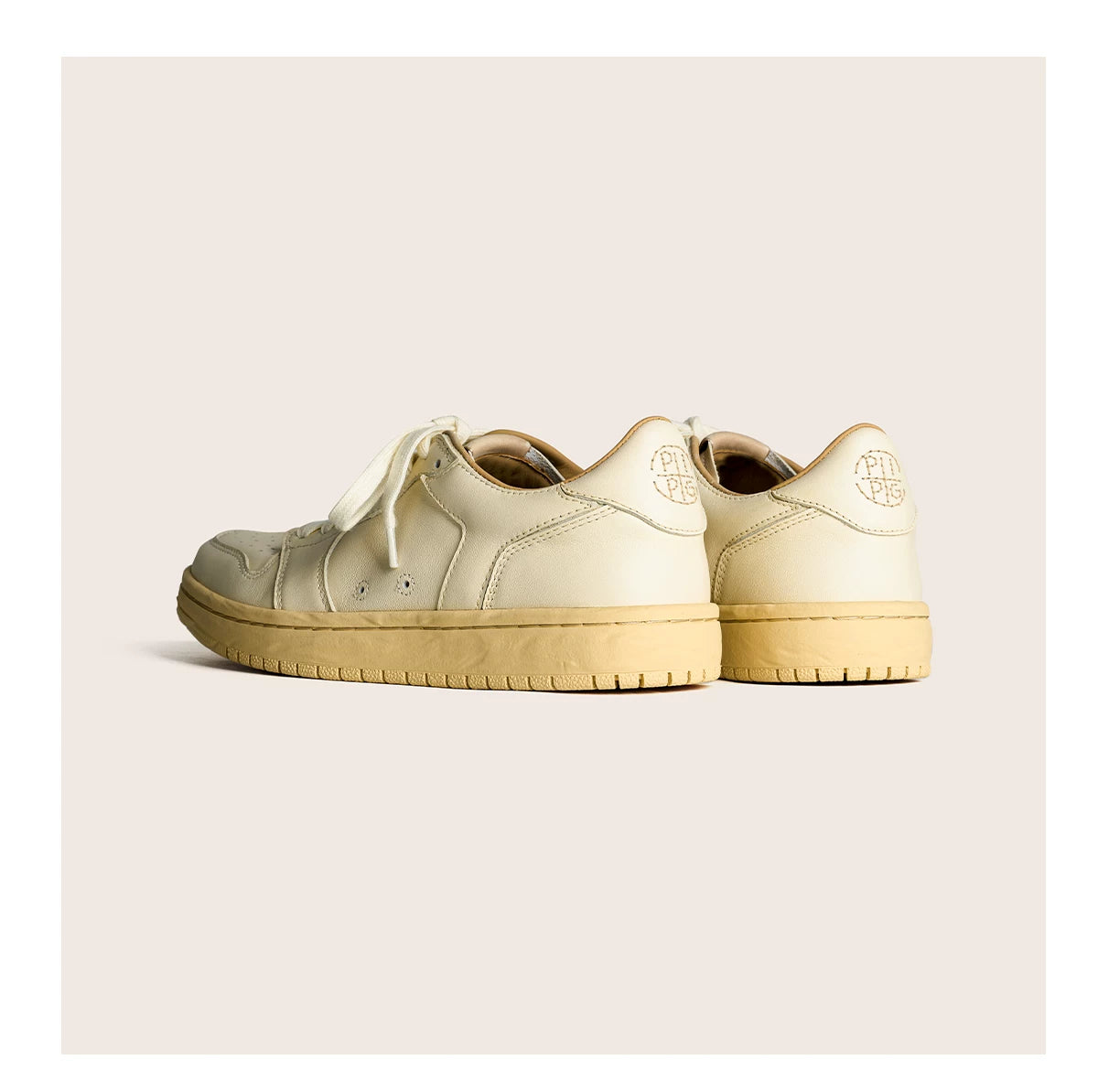 Vintage Court Cowhide Leather Sneakers