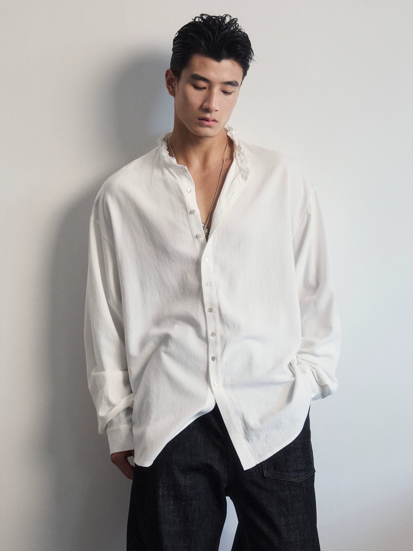 CloudRuffle Relaxed Collar Shirt