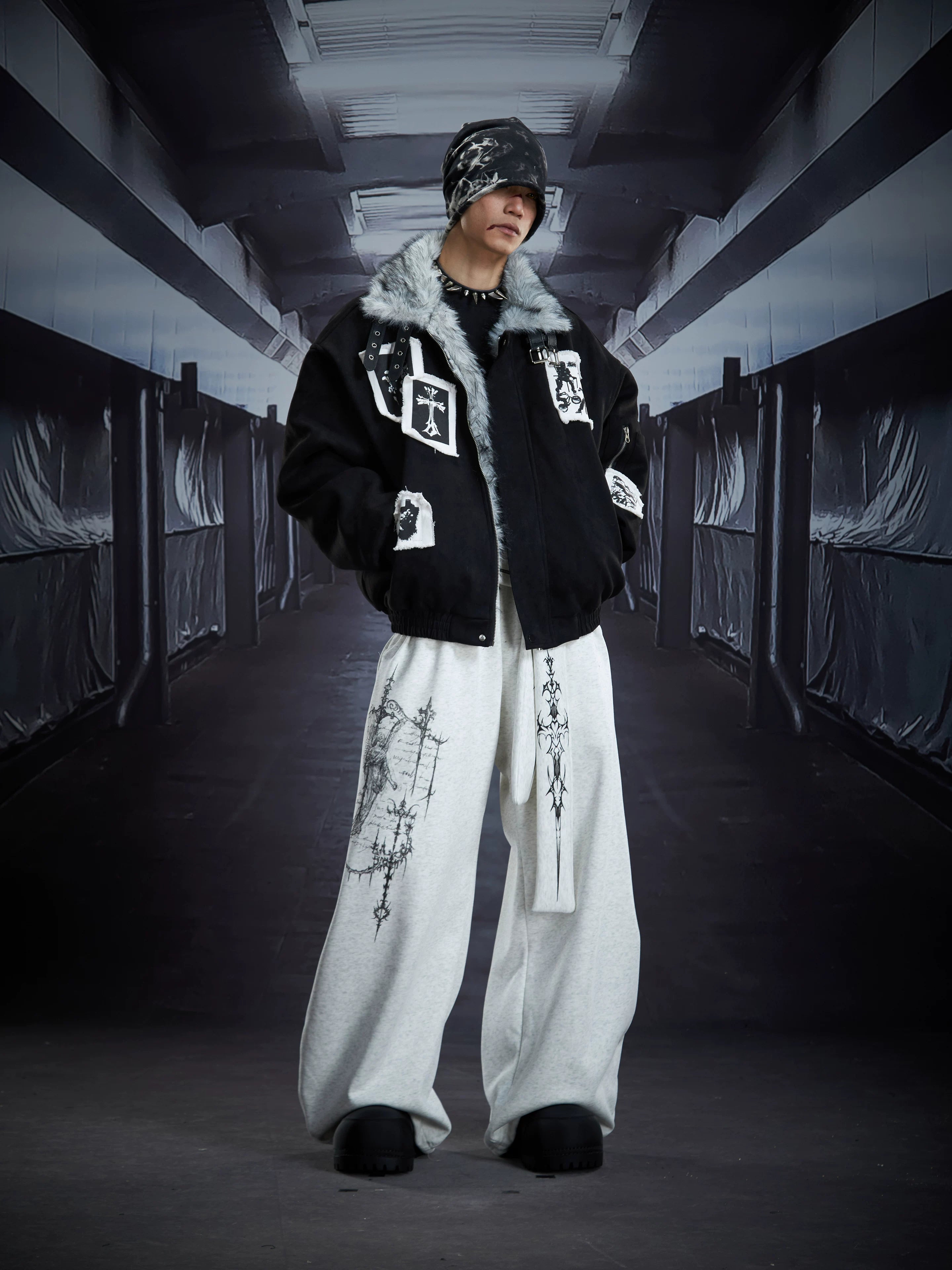 Nocturne Sigil Drape Cargo Pants