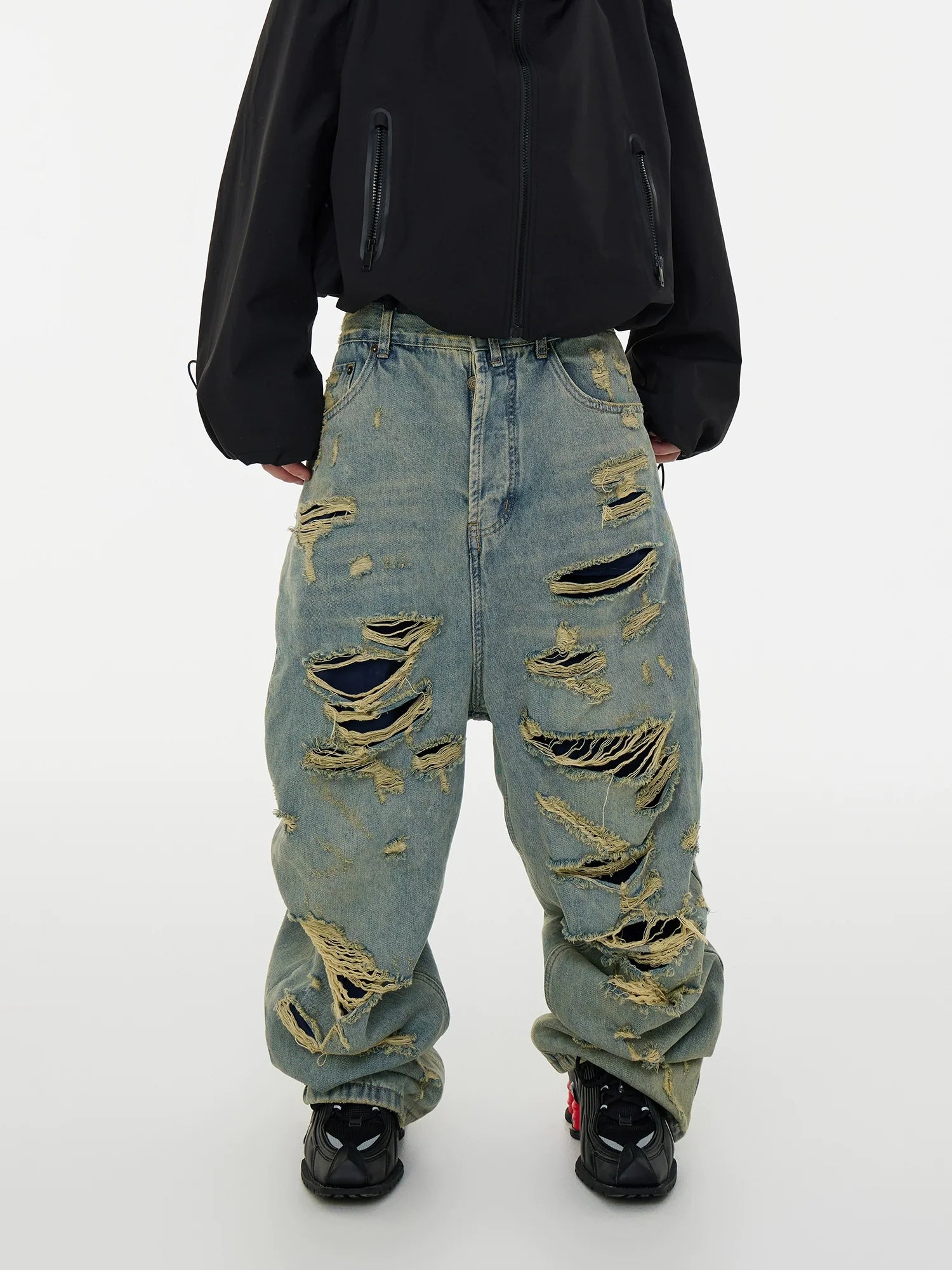 Extreme Destroyed Vintage Baggy Jeans