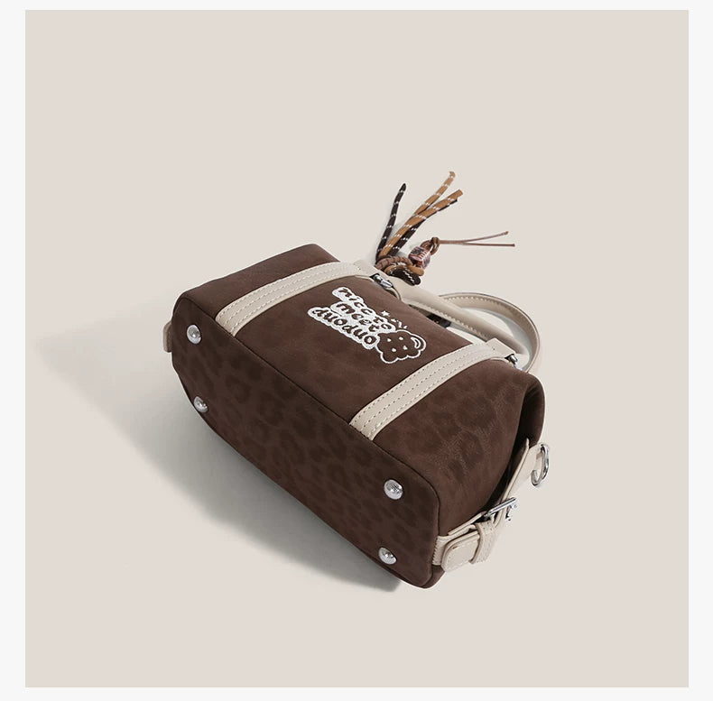 Doodle Charm Barrel Bag