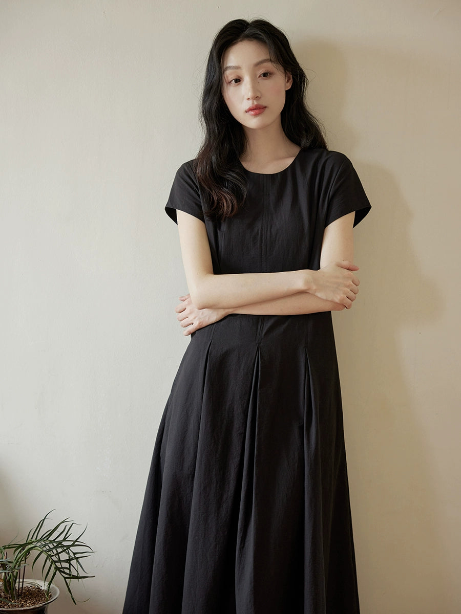 Short-Sleeve Maxi Dress