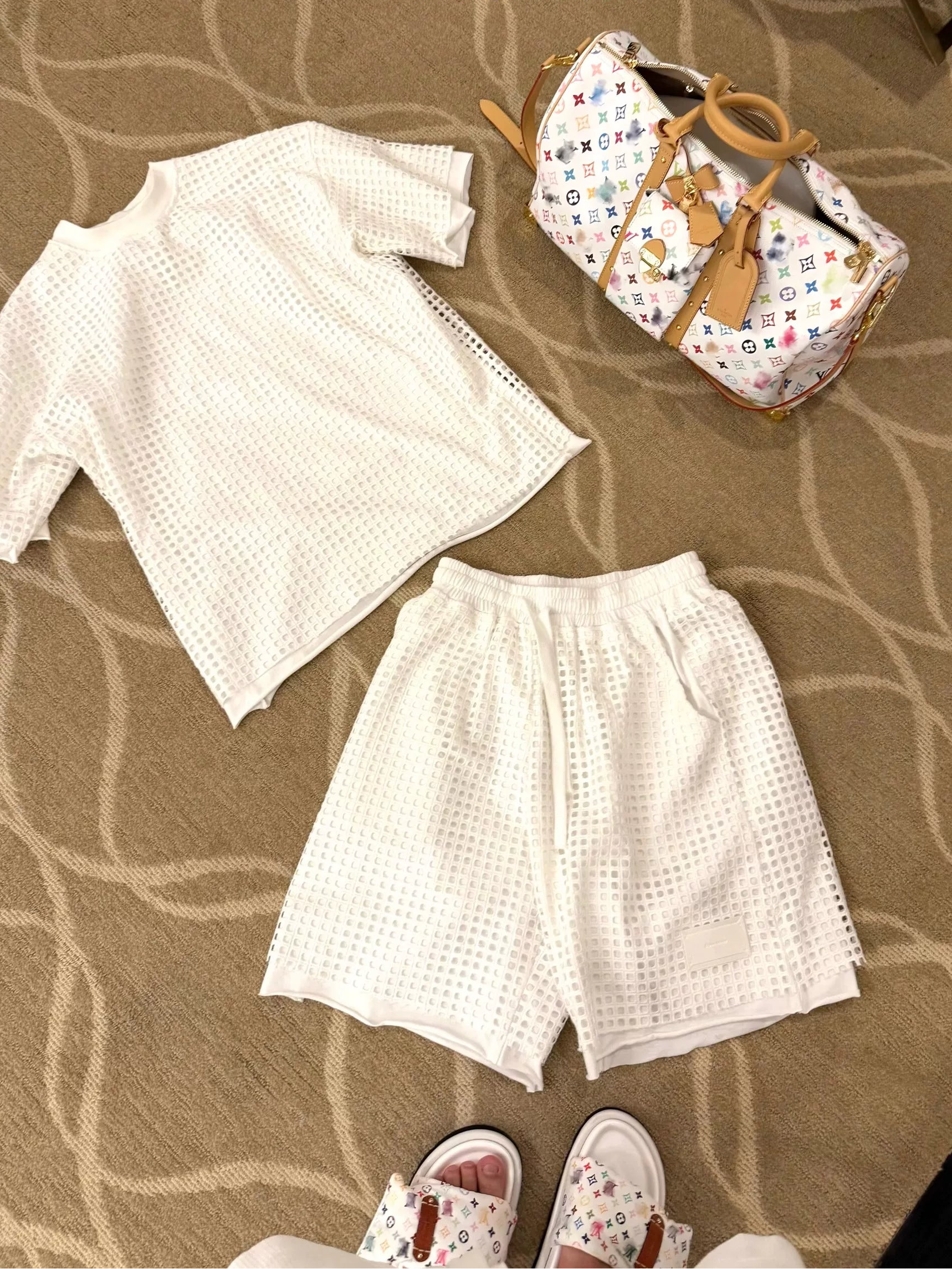 Cloud Grid Lounge Shirt