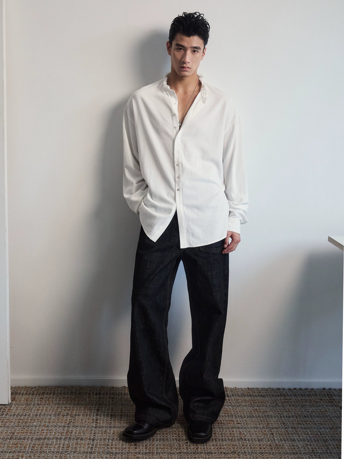 CloudRuffle Relaxed Collar Shirt