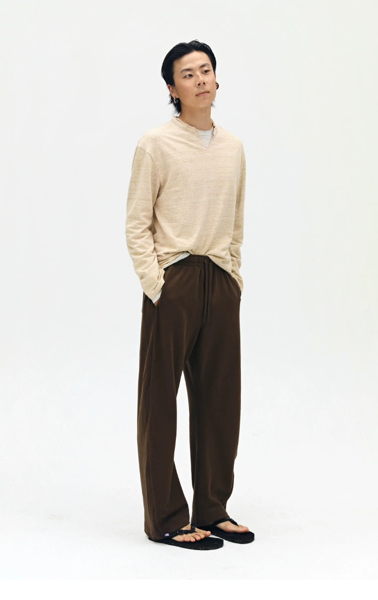 Twill Drawstring Sweatpants