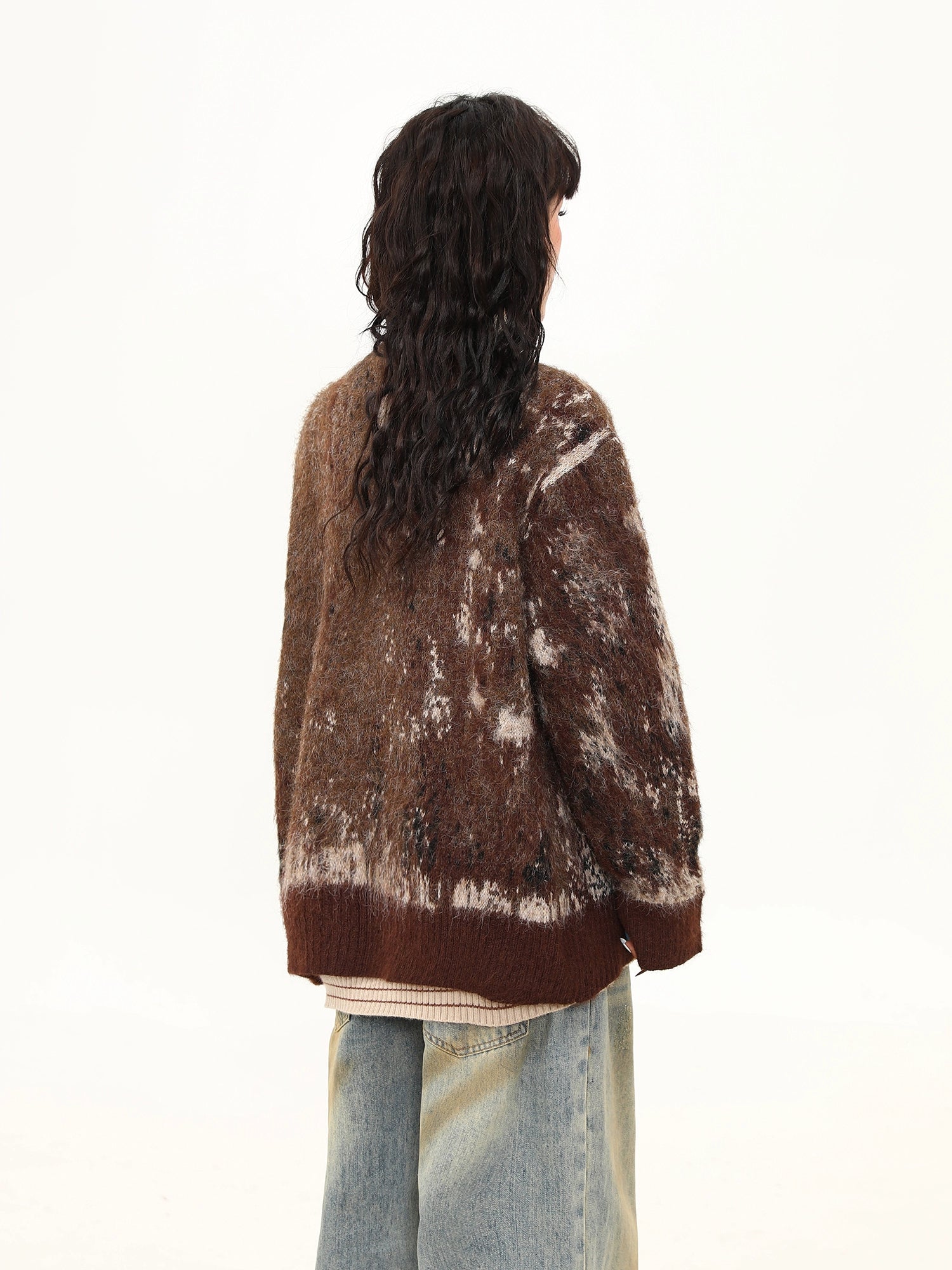 Chestnut Mocha Brushed Cardigan