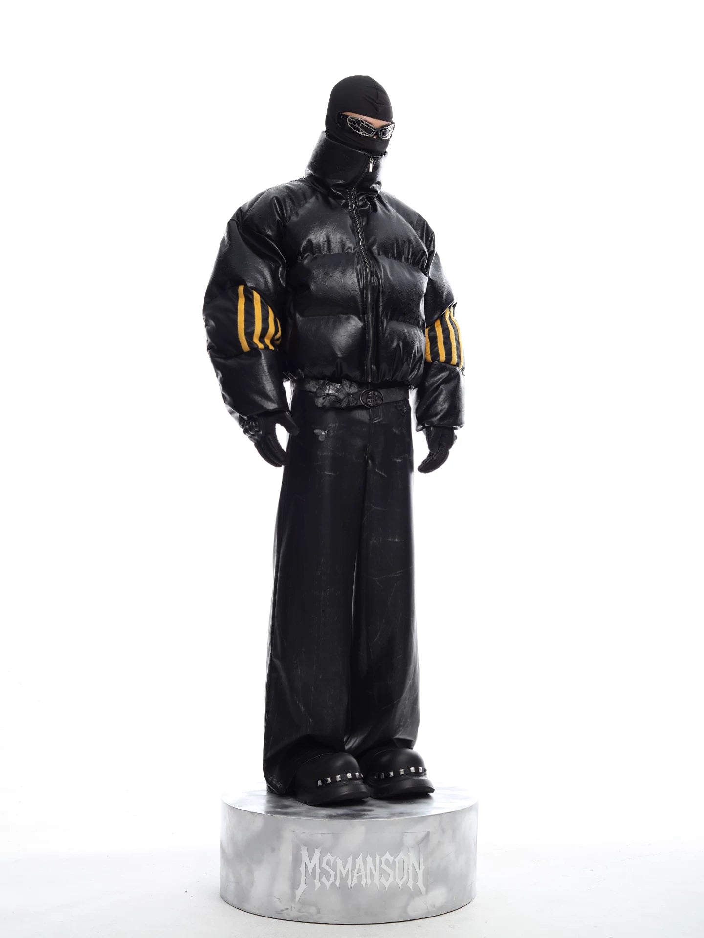 Obsidian Signal Armored Puffer Jacket