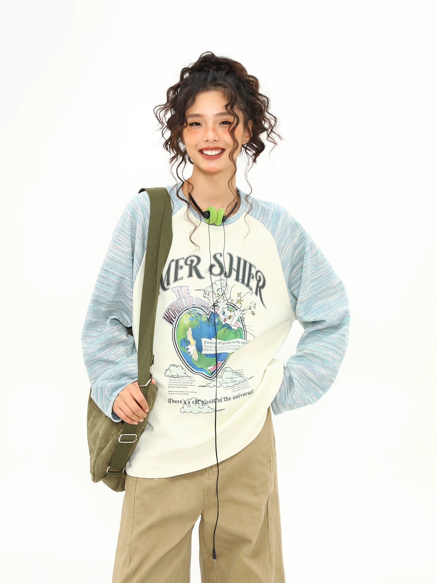 Skyline Daydream Raglan Graphic Tee