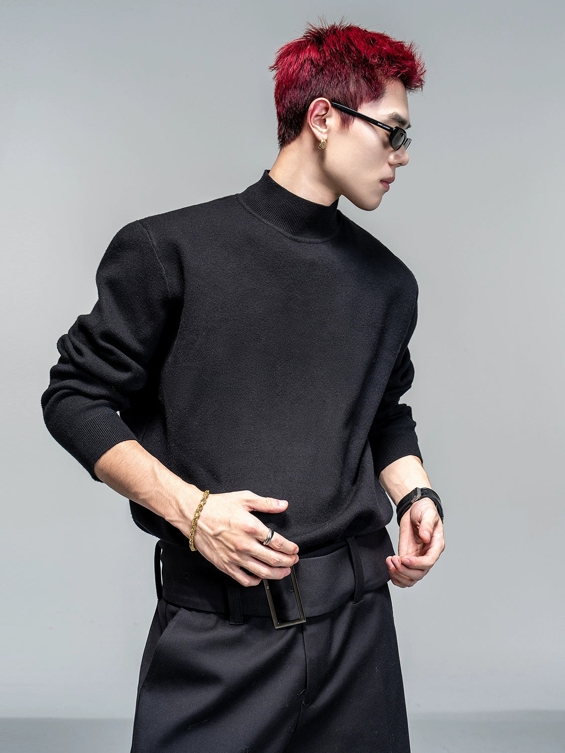 Frosted Mockneck Sweater