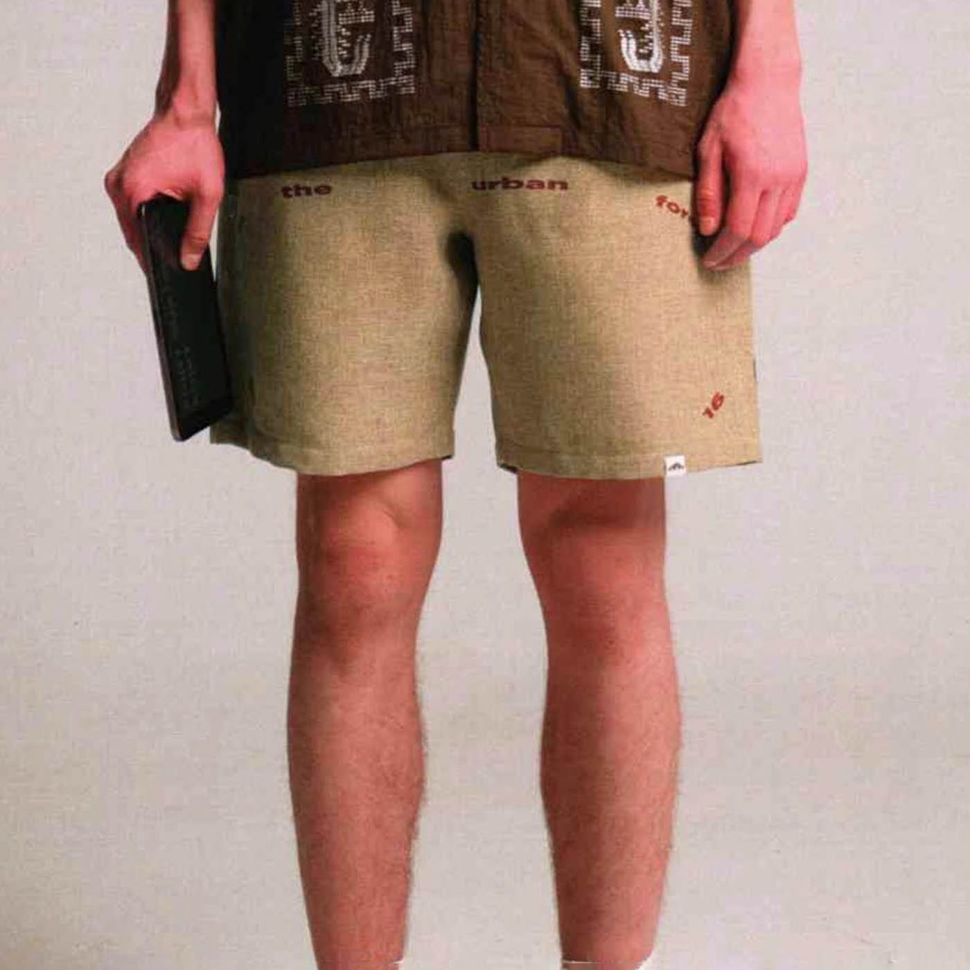 Shorts de texte forestier urbain