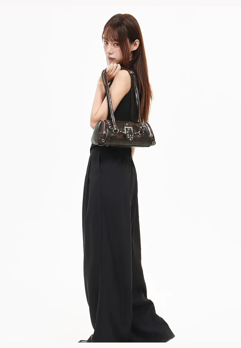 Rivet Relic Buckle Barrel Bag