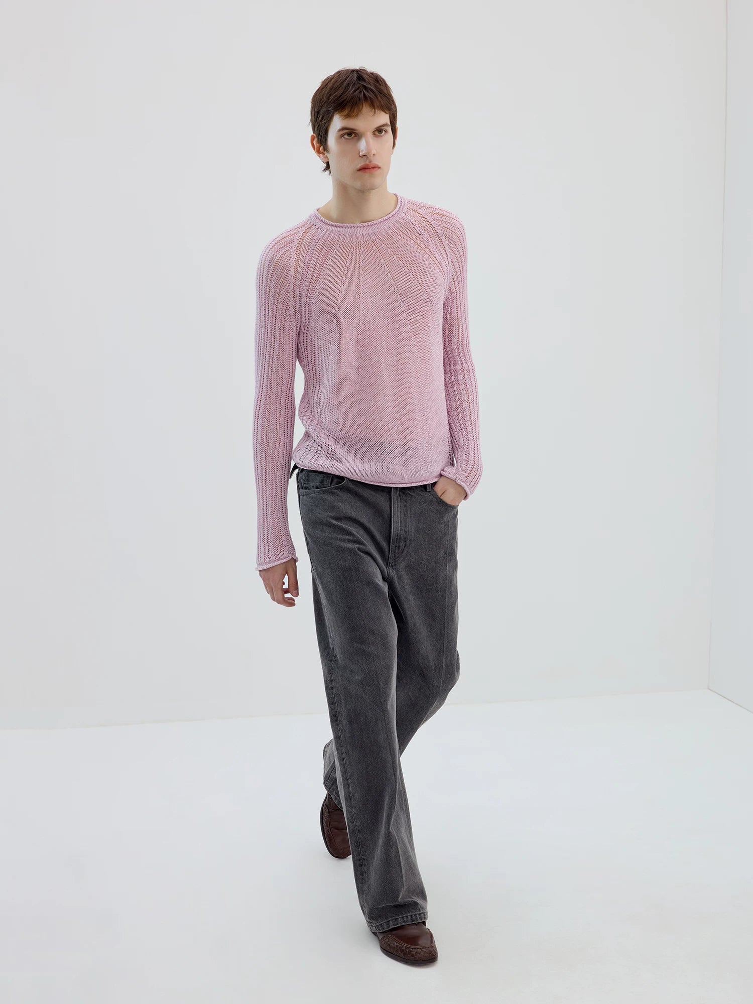 Sunmesh Sheer Knit Sweater