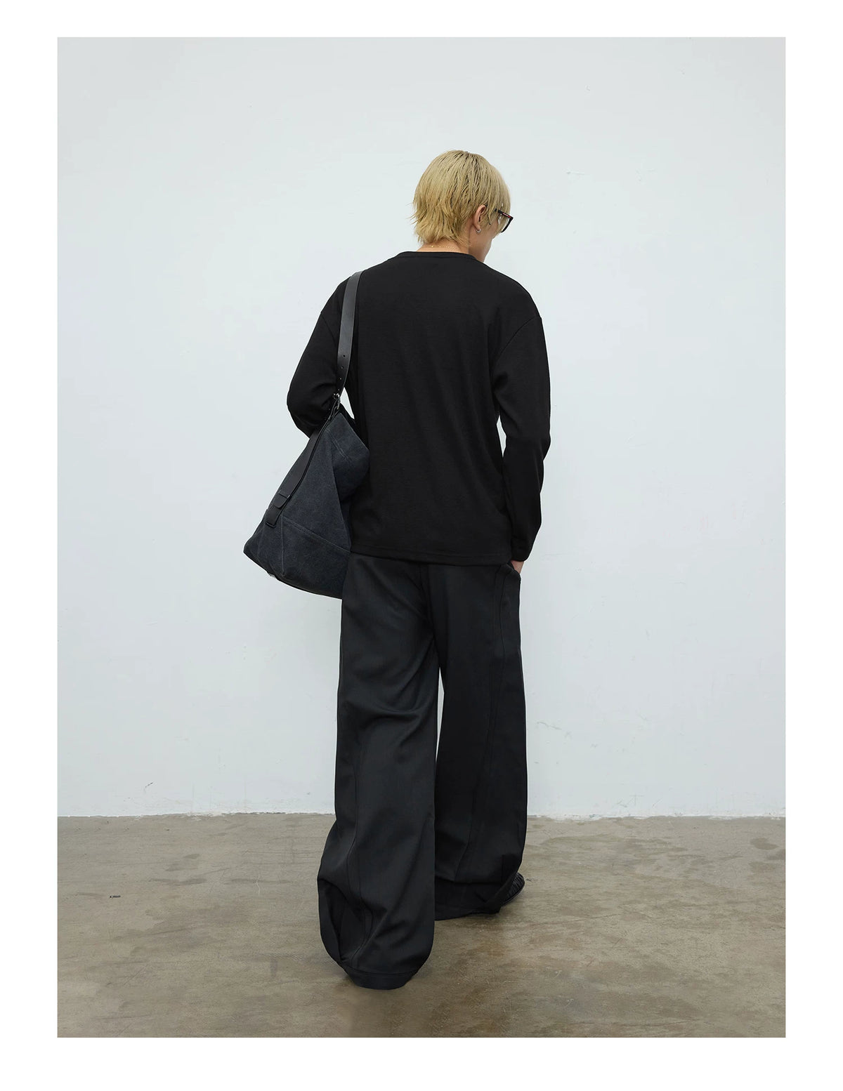 Dorian Pleated Wide-Leg Tailored Trousers