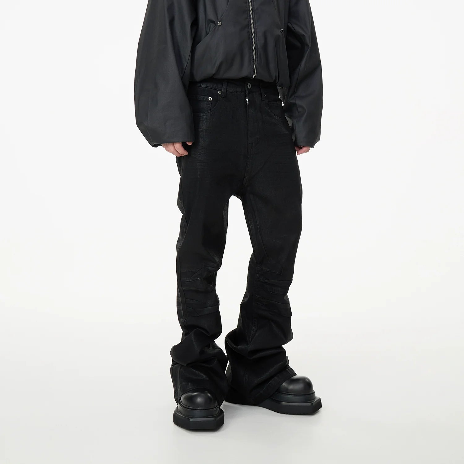 Midnight Stacked Panel Denim Jeans