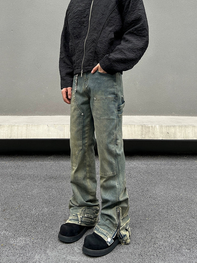 Midnight Rivet Tech Cargo Pants
