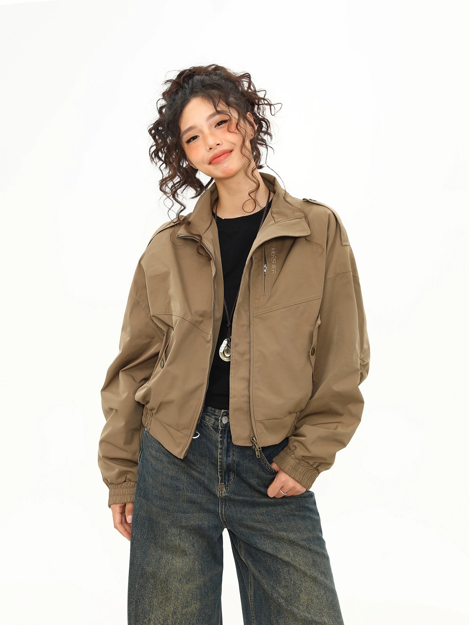 Sahara Scout Cropped Utility Jacket