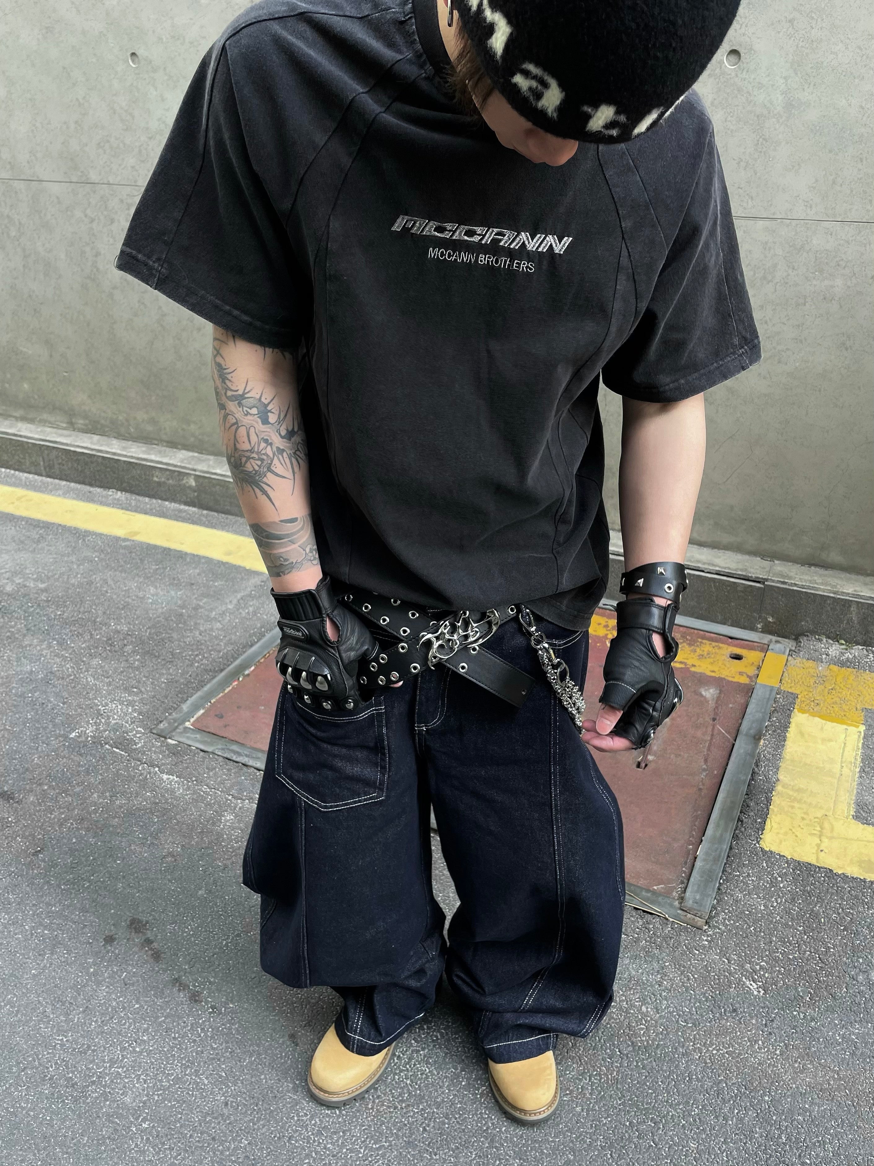 Letter Design Midnight Rebel Moto Tee