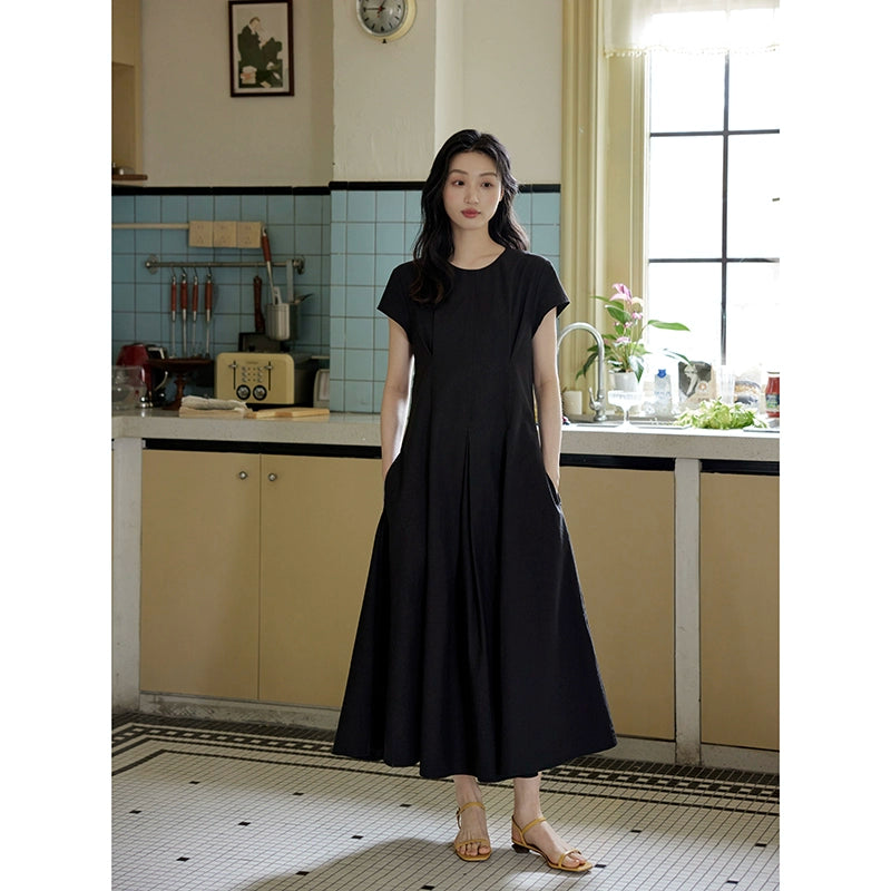 Short-Sleeve Maxi Dress