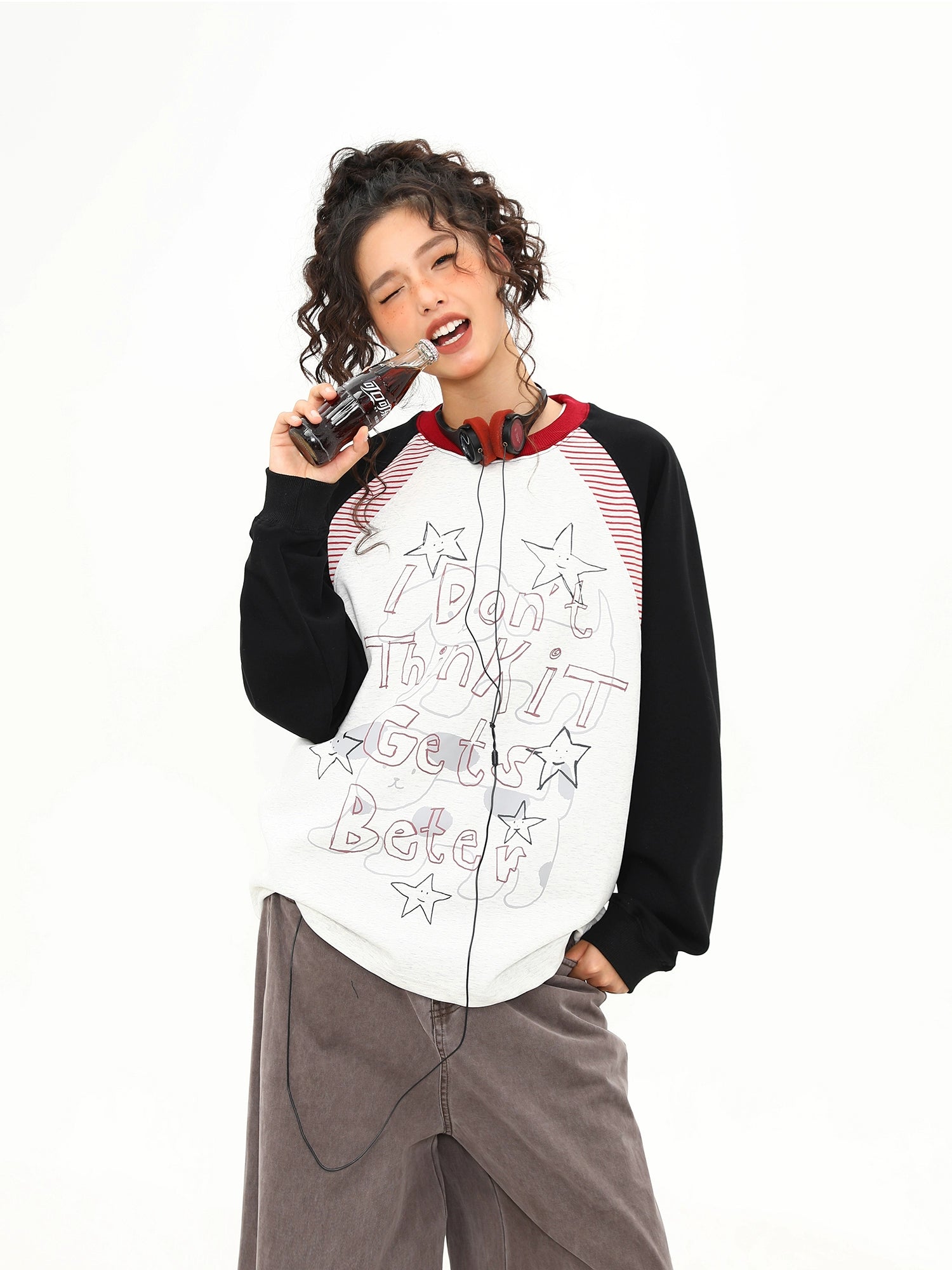 Starlit Mixtape Raglan Sweatshirt