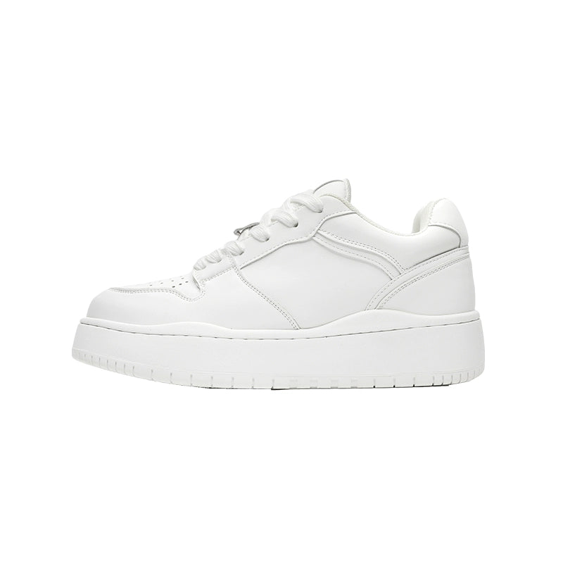 Minimalist Chunky Leather Sneakers