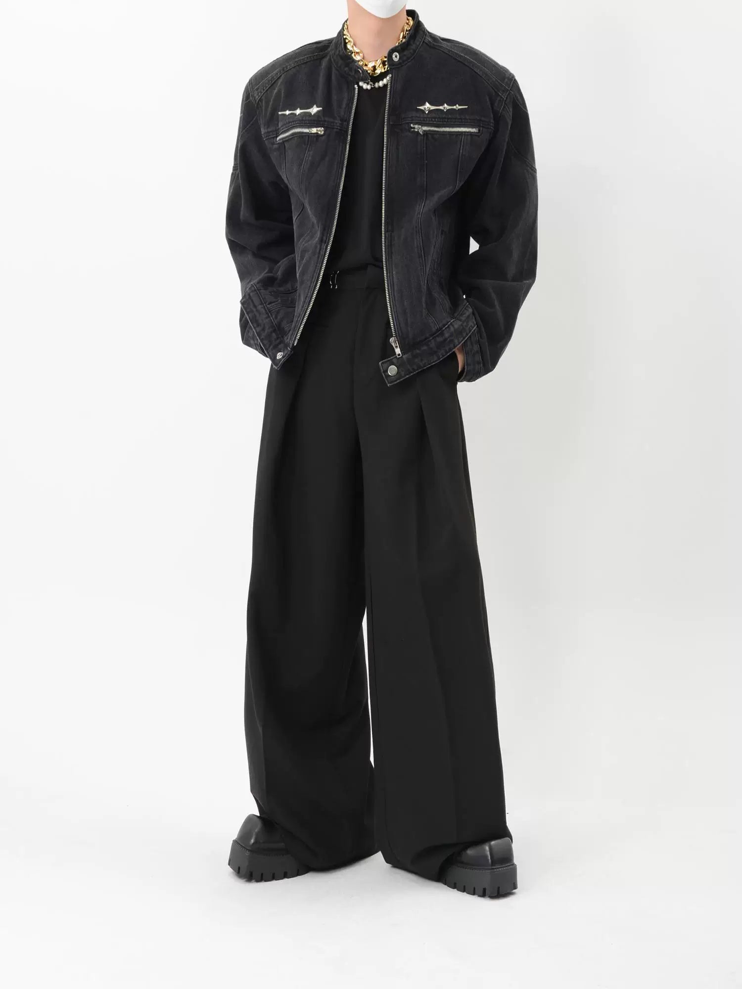 Obsidian Lance Zip Moto Jacket