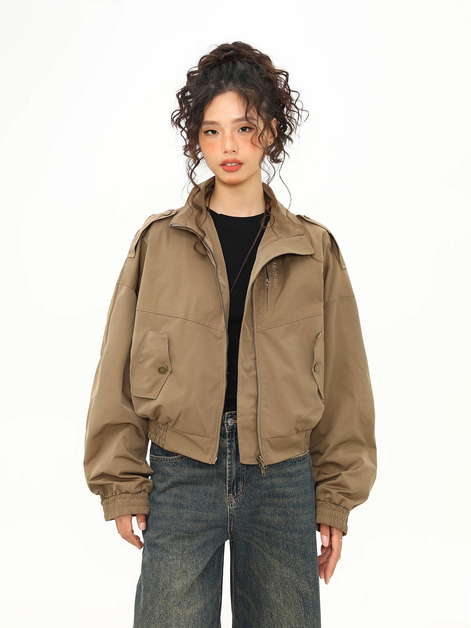 Sahara Scout Cropped Utility Jacket