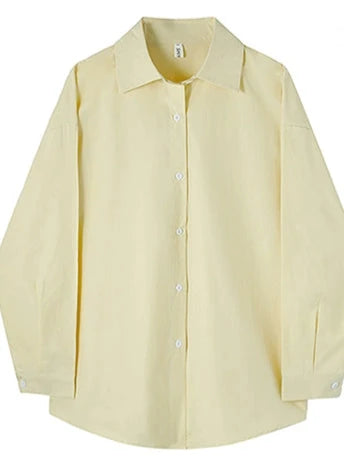 Weißes Button-Down-Hemd im Lagenlook Petite