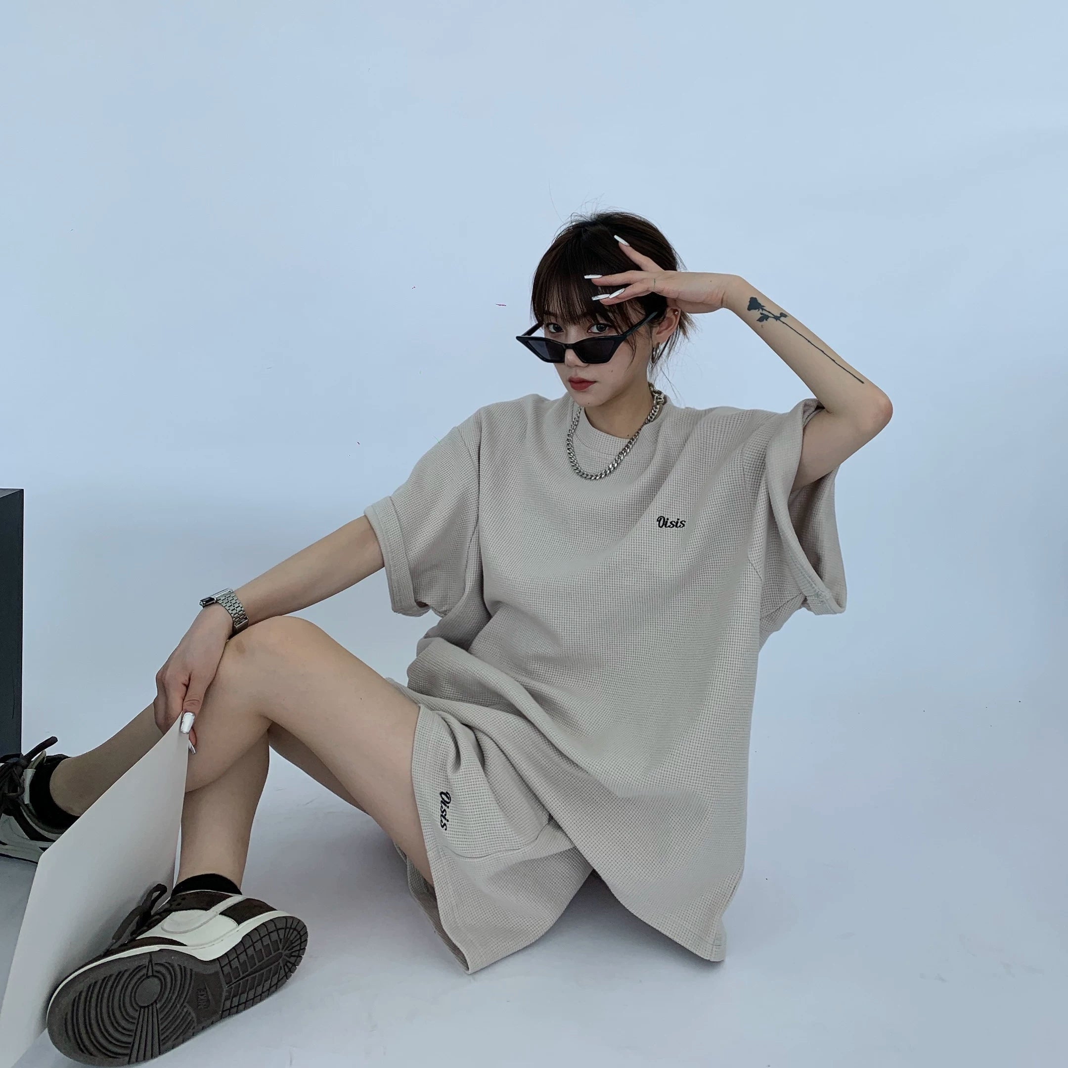 Sand Knit OISIS Lounge T-Shirt and Short Setup