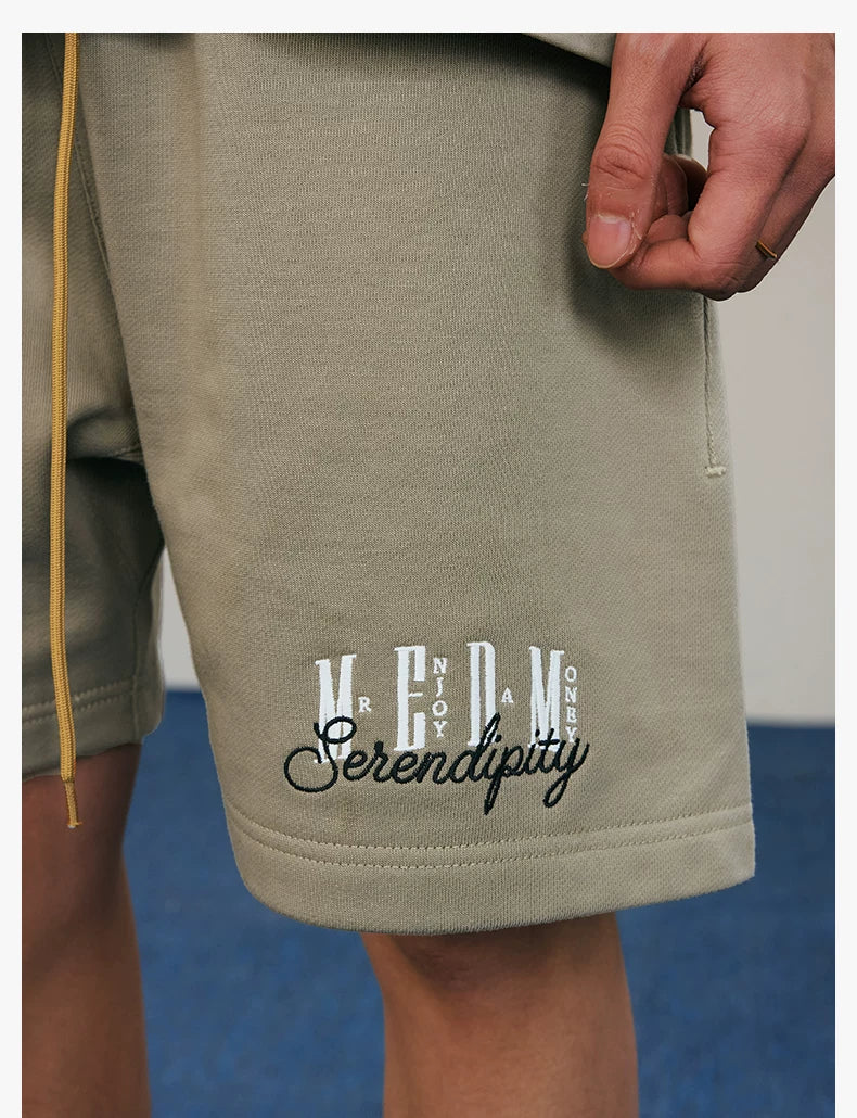 Metroline Drop-Crotch Sweat Shorts