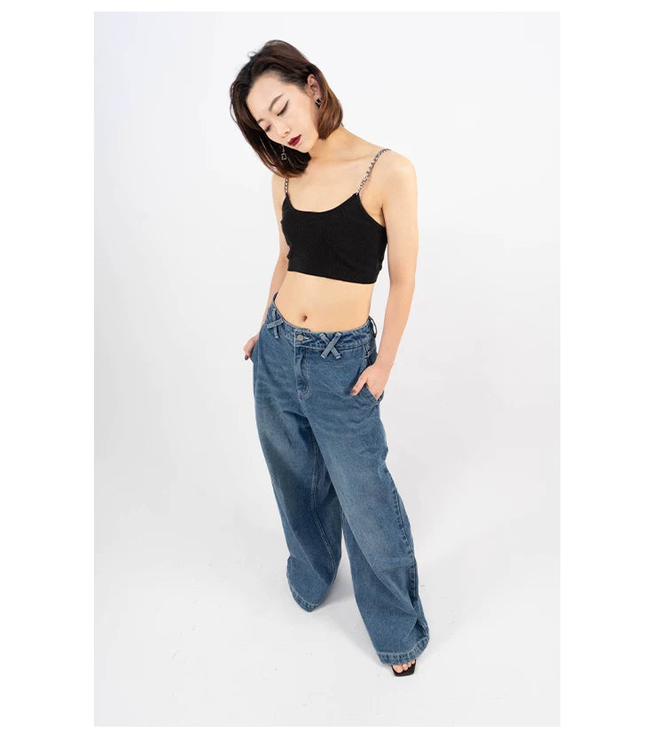Unity Drape Ultra Wide-Leg Denim