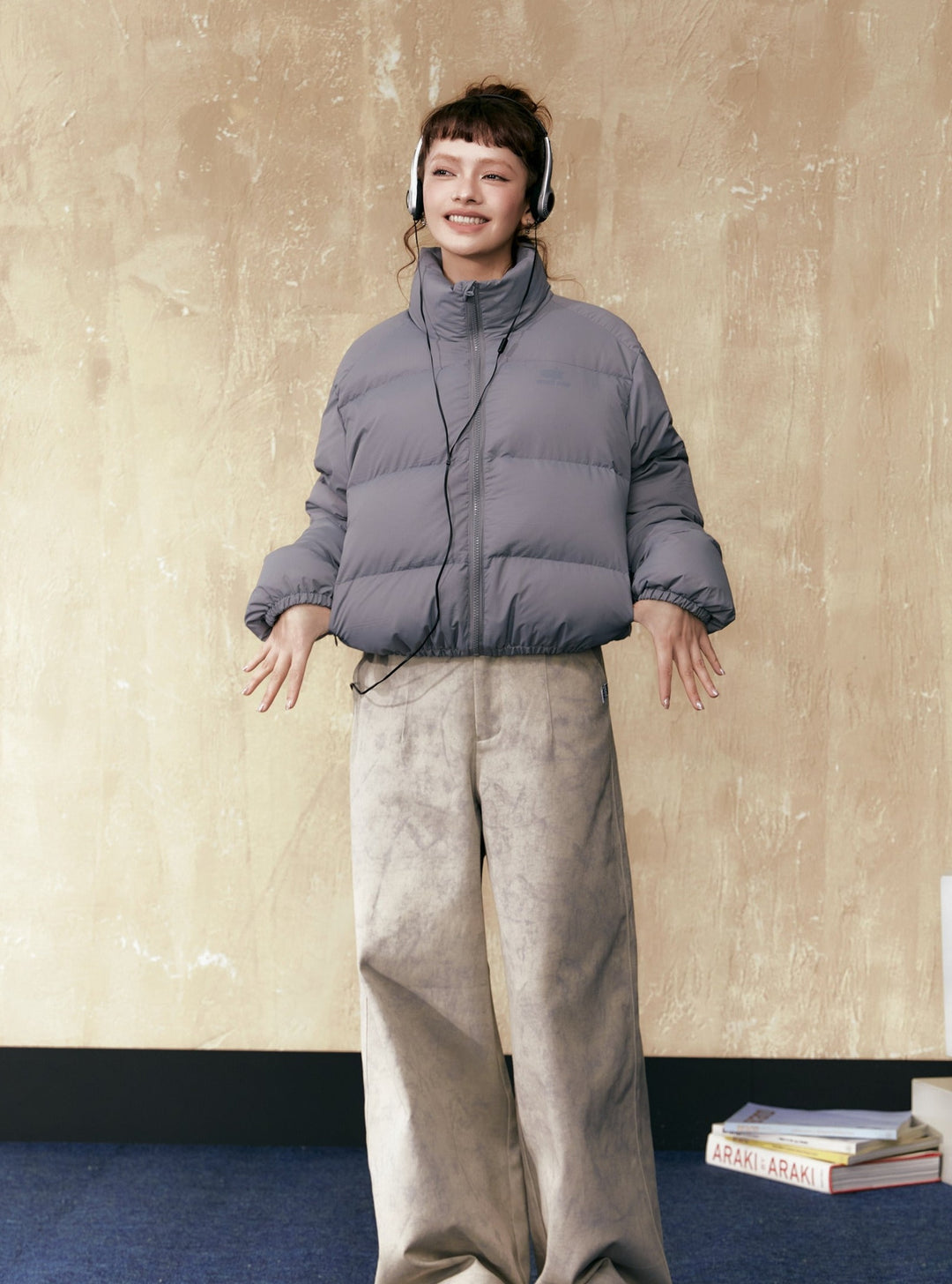 Urban Short Style 90Fil Puffer Jacket - chiclara