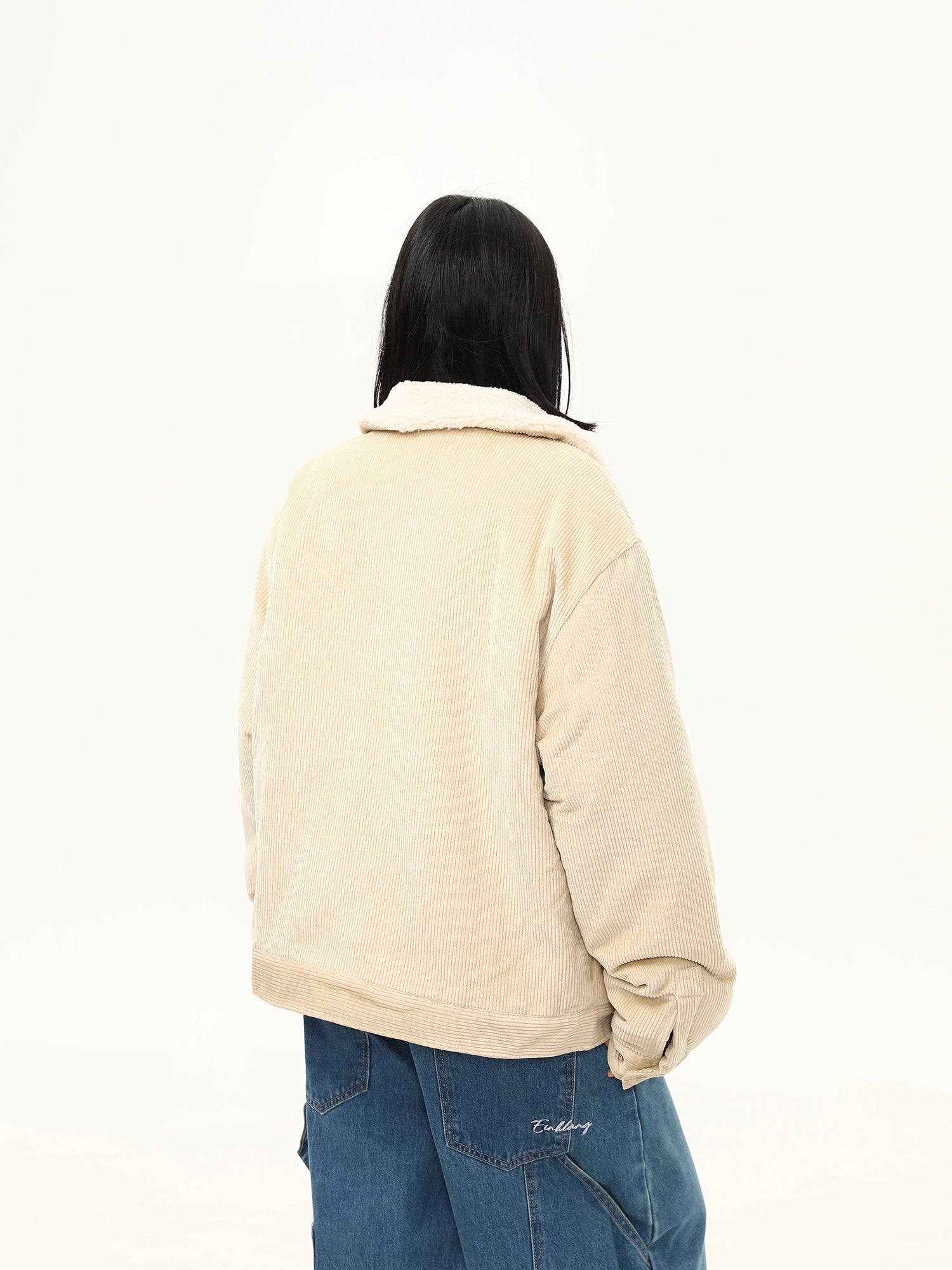 Vanilla Corduroy Cozy Jacket
