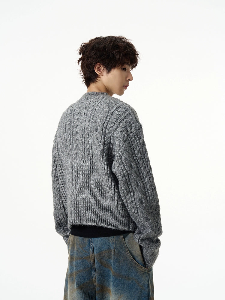 Full Cable Knit Sweater