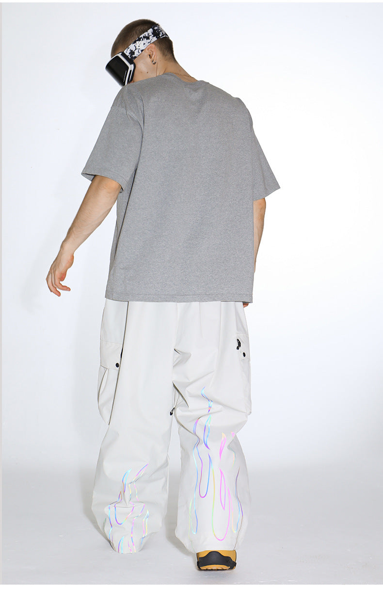 FlareTrace Reflective Cargo Snow Pants