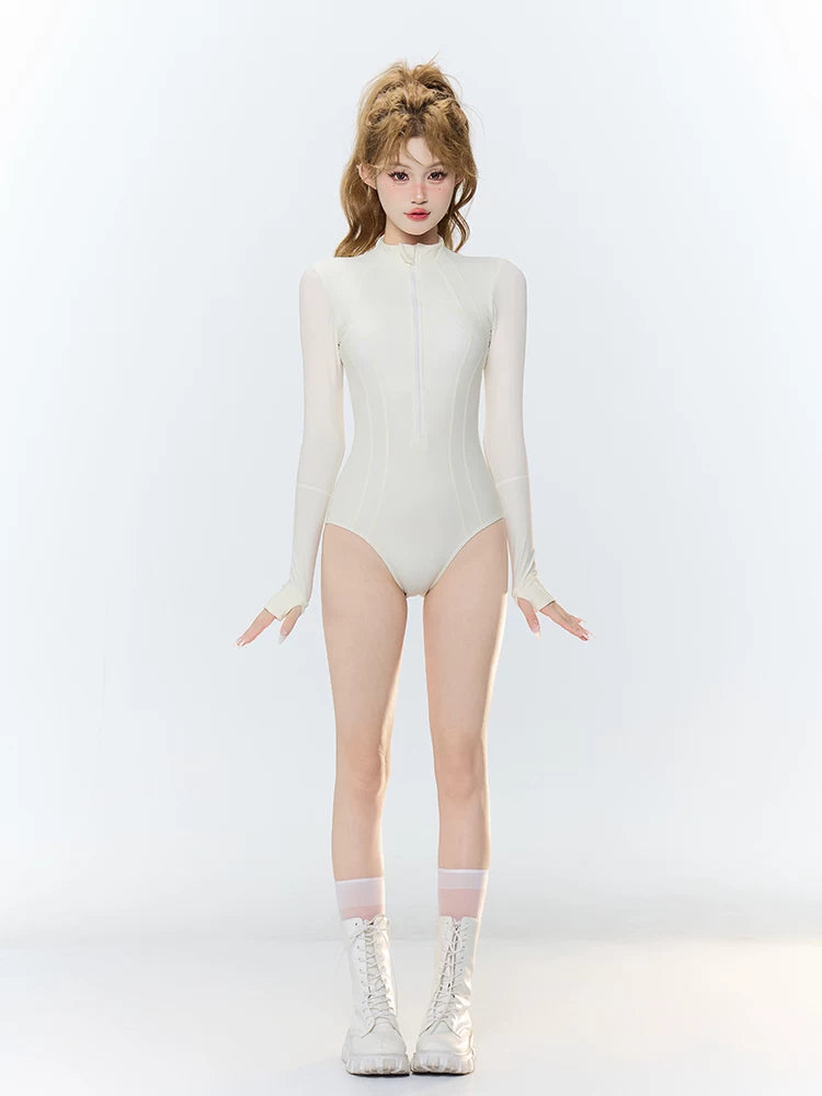 Eclipse Long-Sleeve Zip Surf Suit