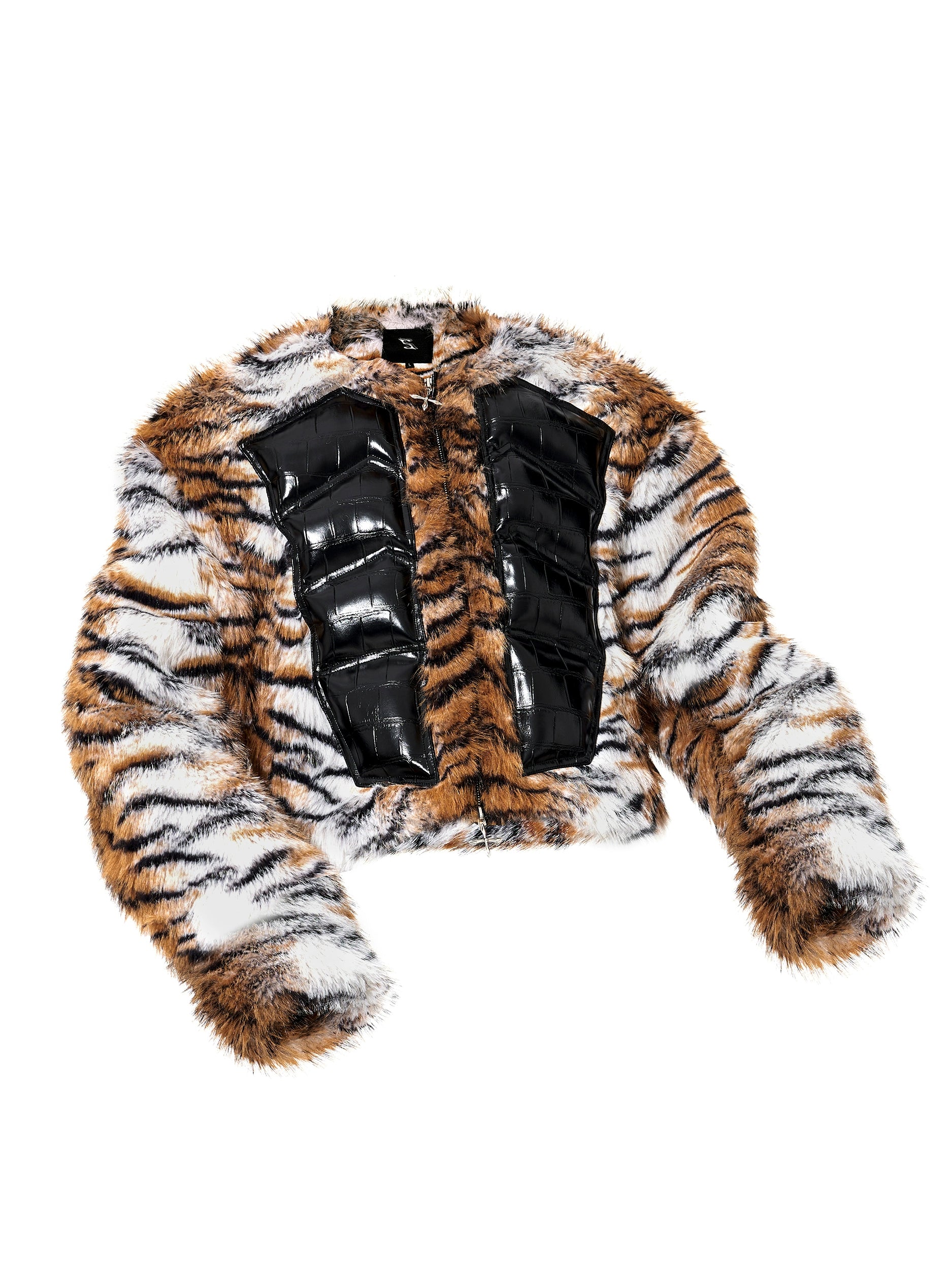 Cyber Striped Tiger Armor Jacket