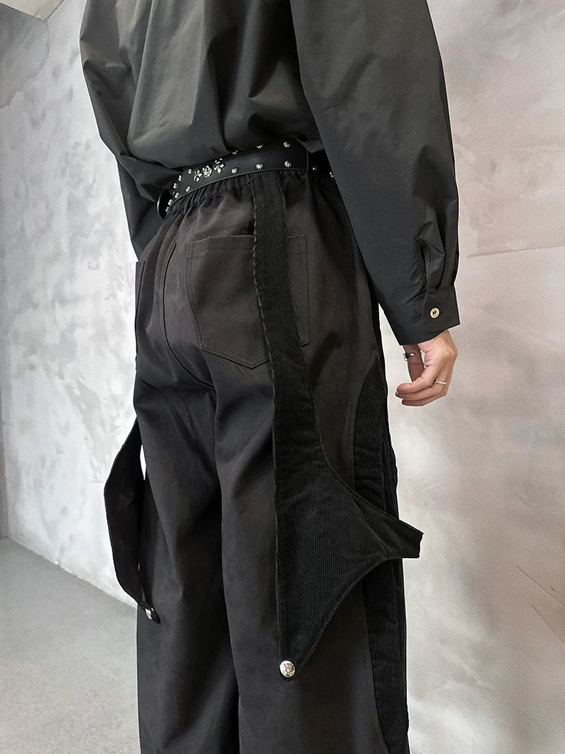 Dune Havoc Draped Panel Cargo Trousers