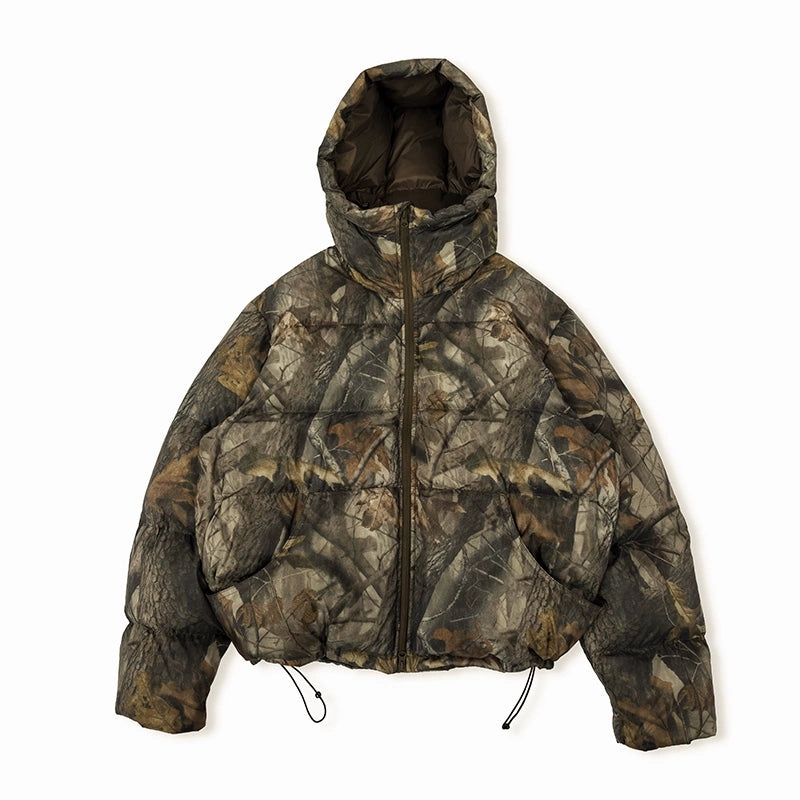 Retro Hooded Puffer Jacket