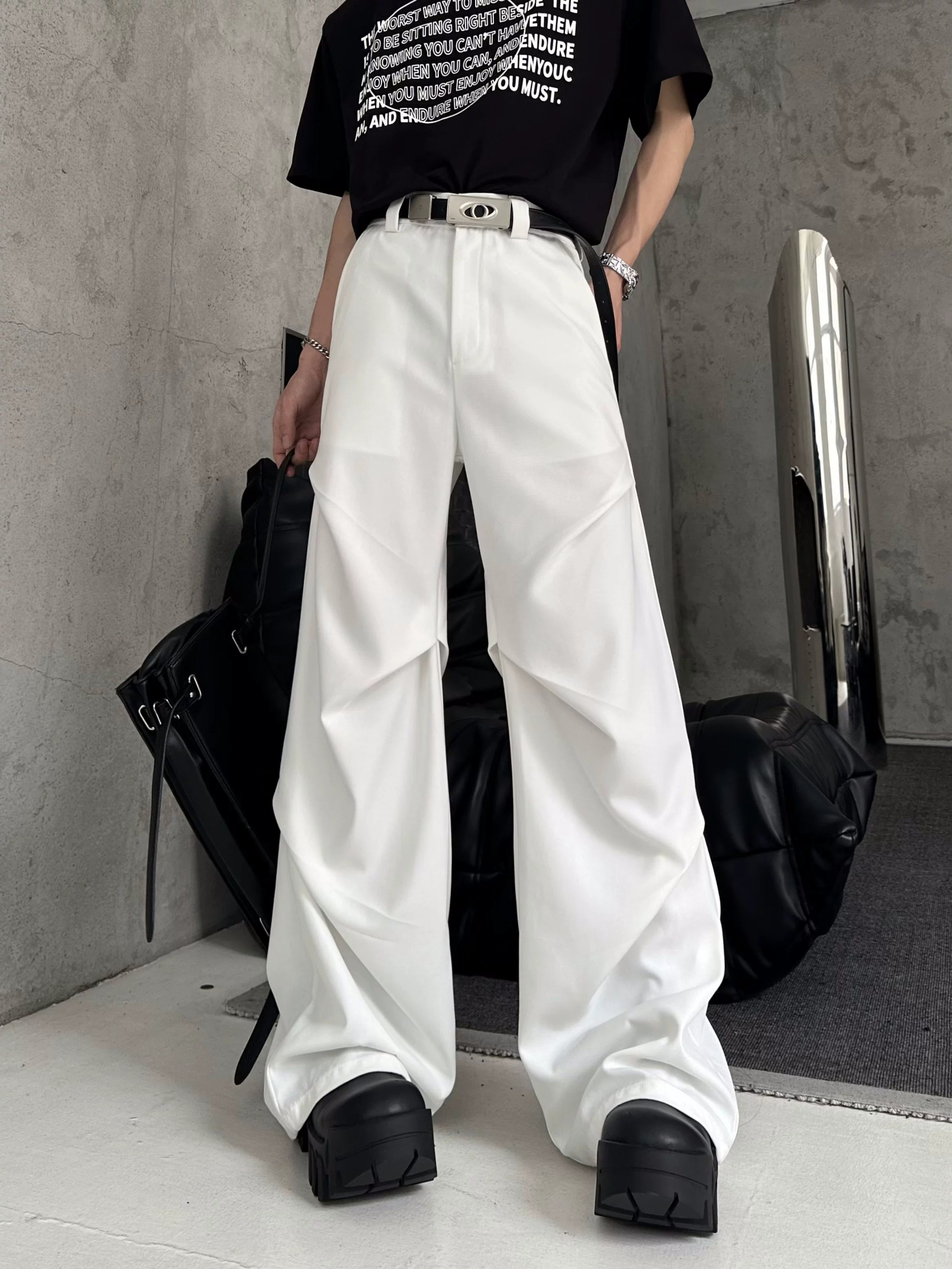 Clean Drift Wide Leg Trousers
