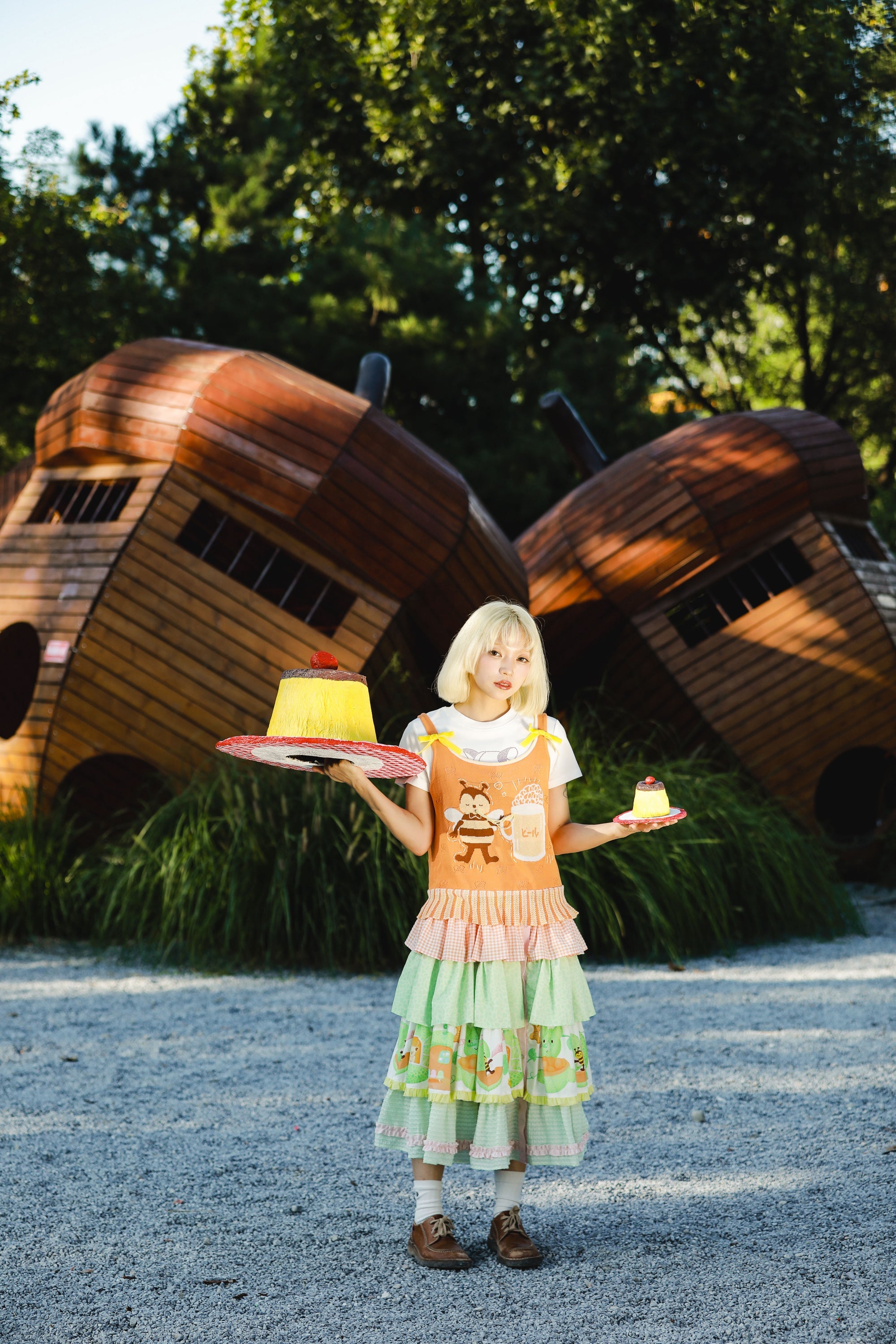 Beer Bear Bow Knit Tank