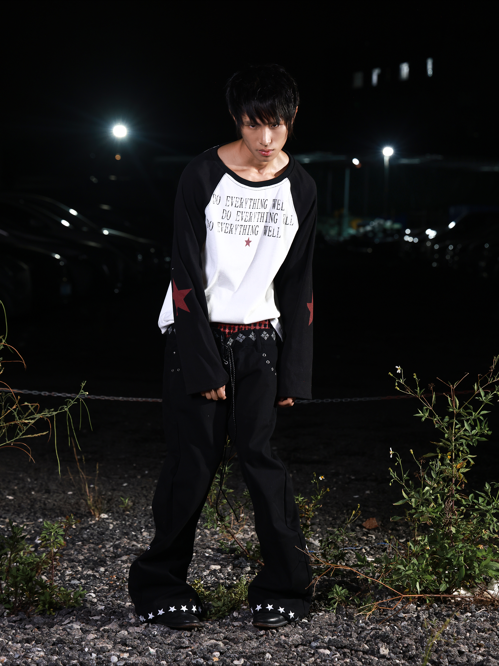 Star Script Do Everything Raglan Tee