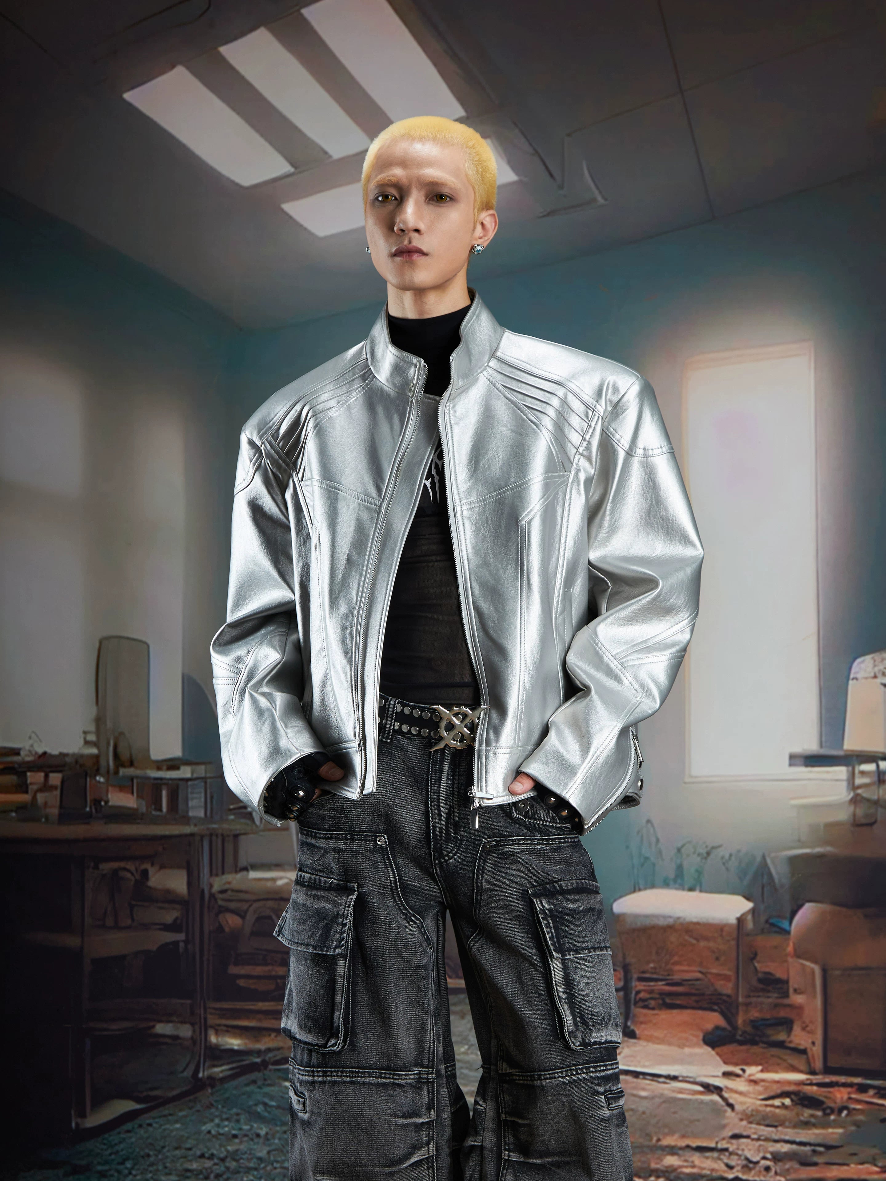 Nebula Spire Moto Jacket