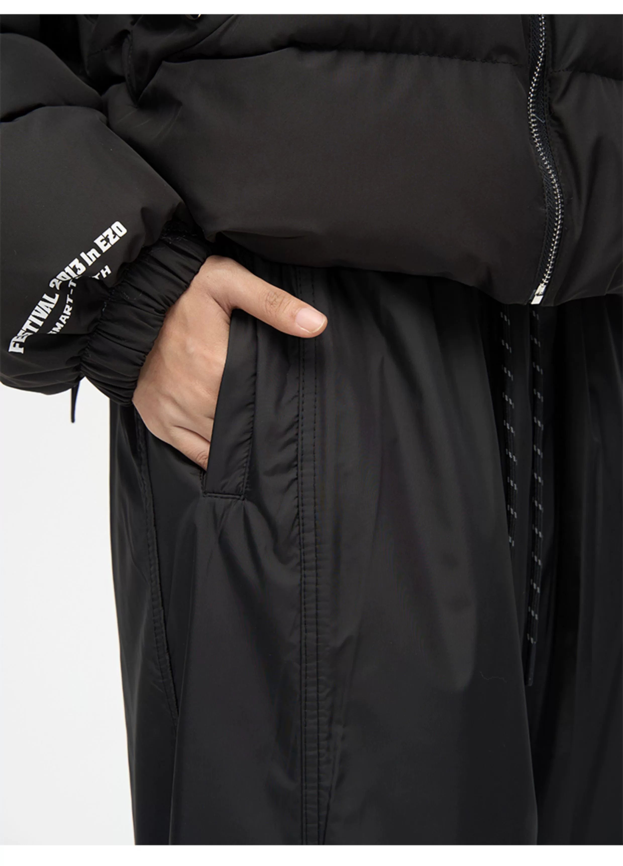 Wide-Leg Track Pants with Side Stripes