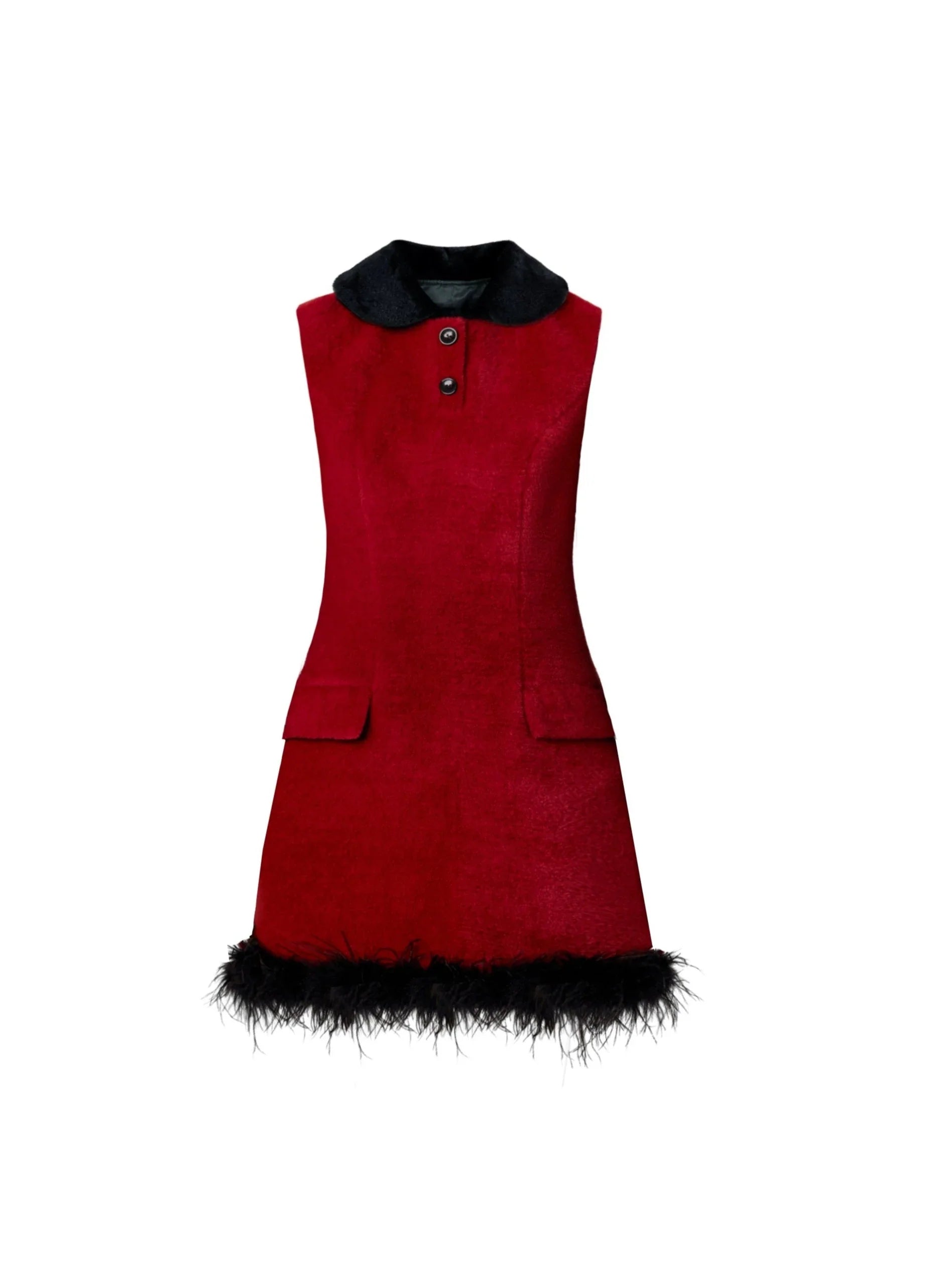 Mod maven à franges en plumes